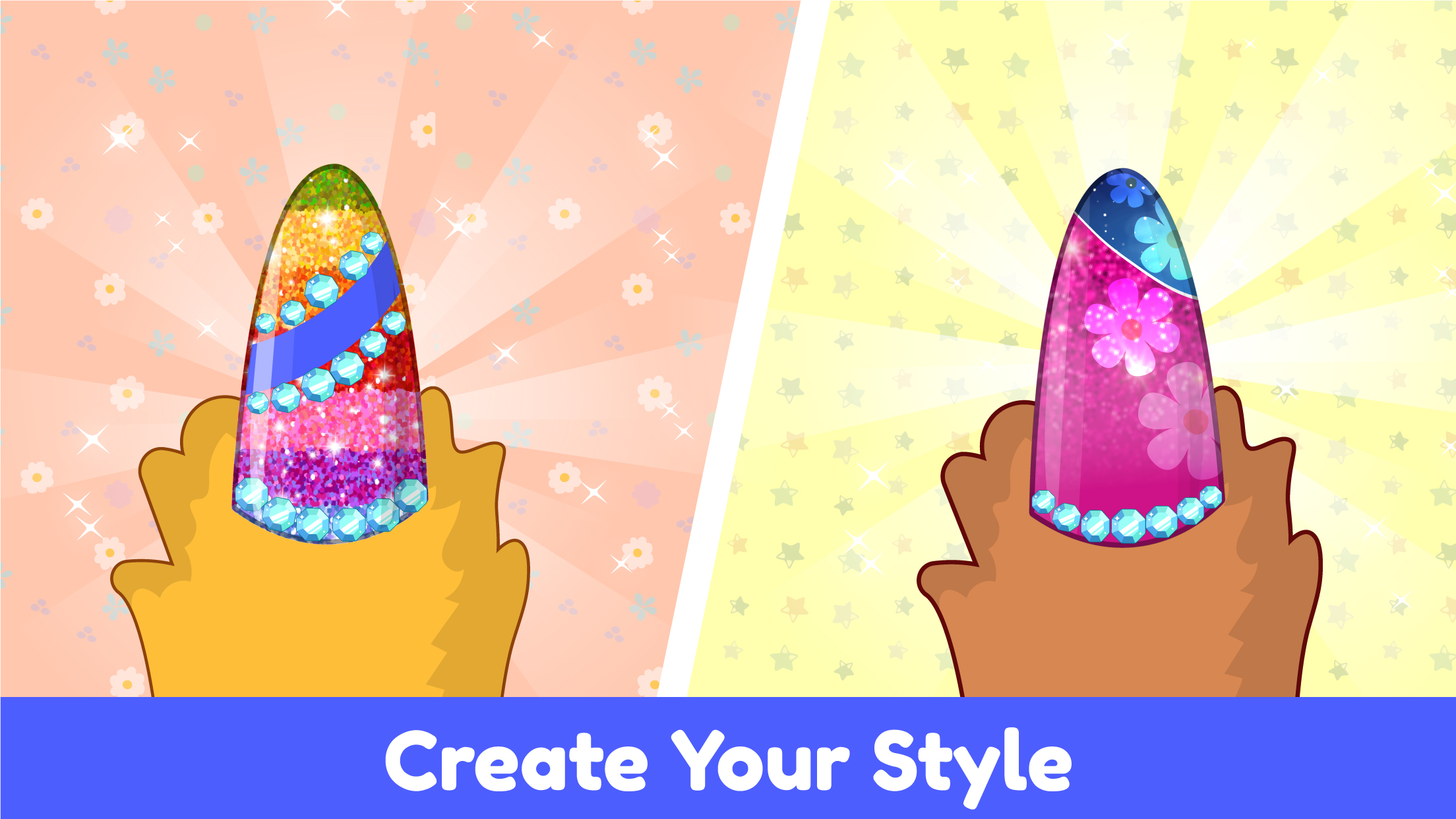 اسکرین شات 4 بازی Pet Nail Salon Games Nail Art