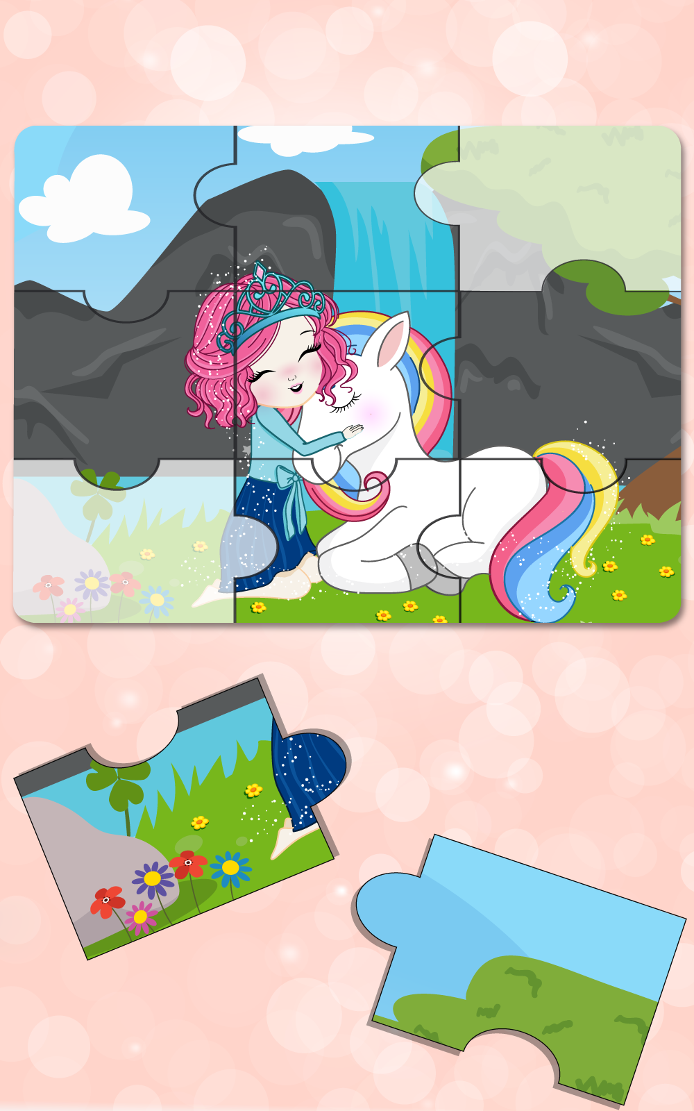 اسکرین شات 4 بازی Unicorn Coloring Girl Games