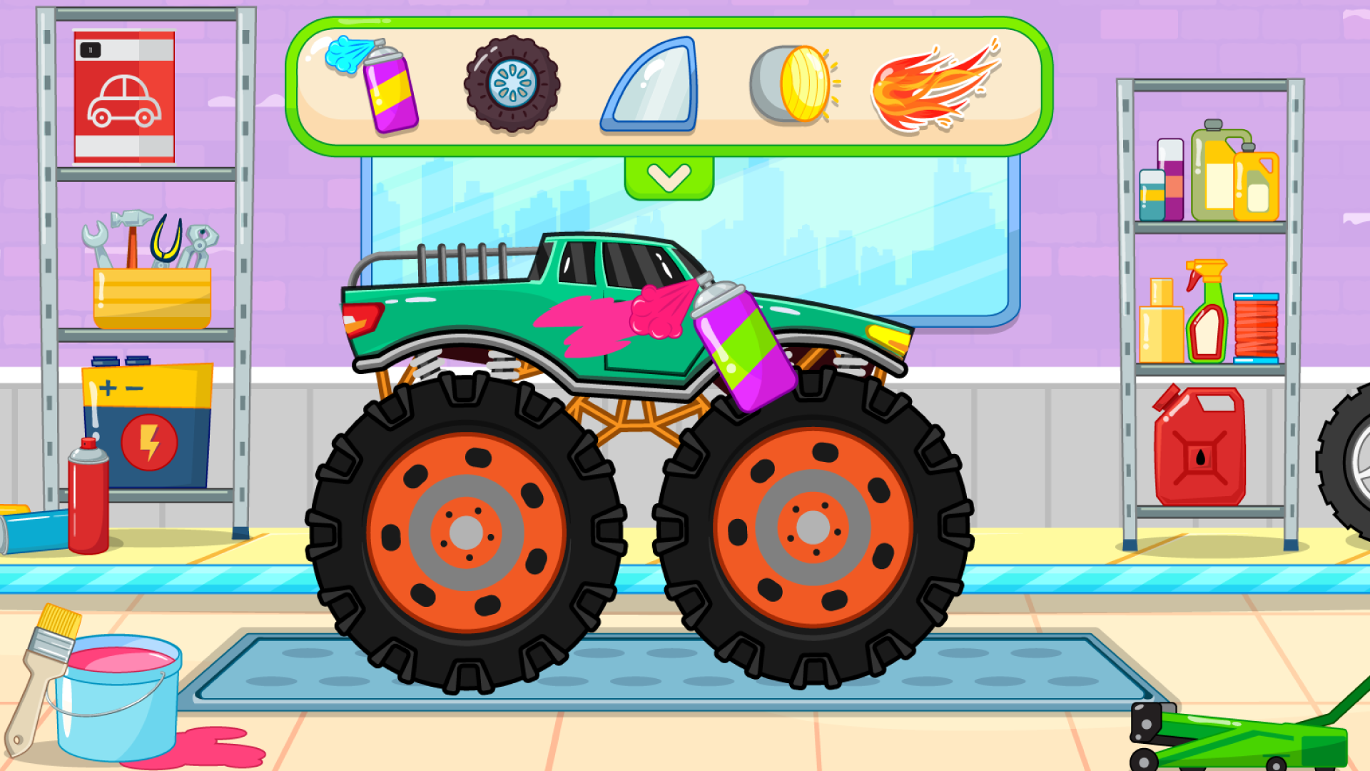 اسکرین شات 4 بازی Car Wash & Race Games for Kids