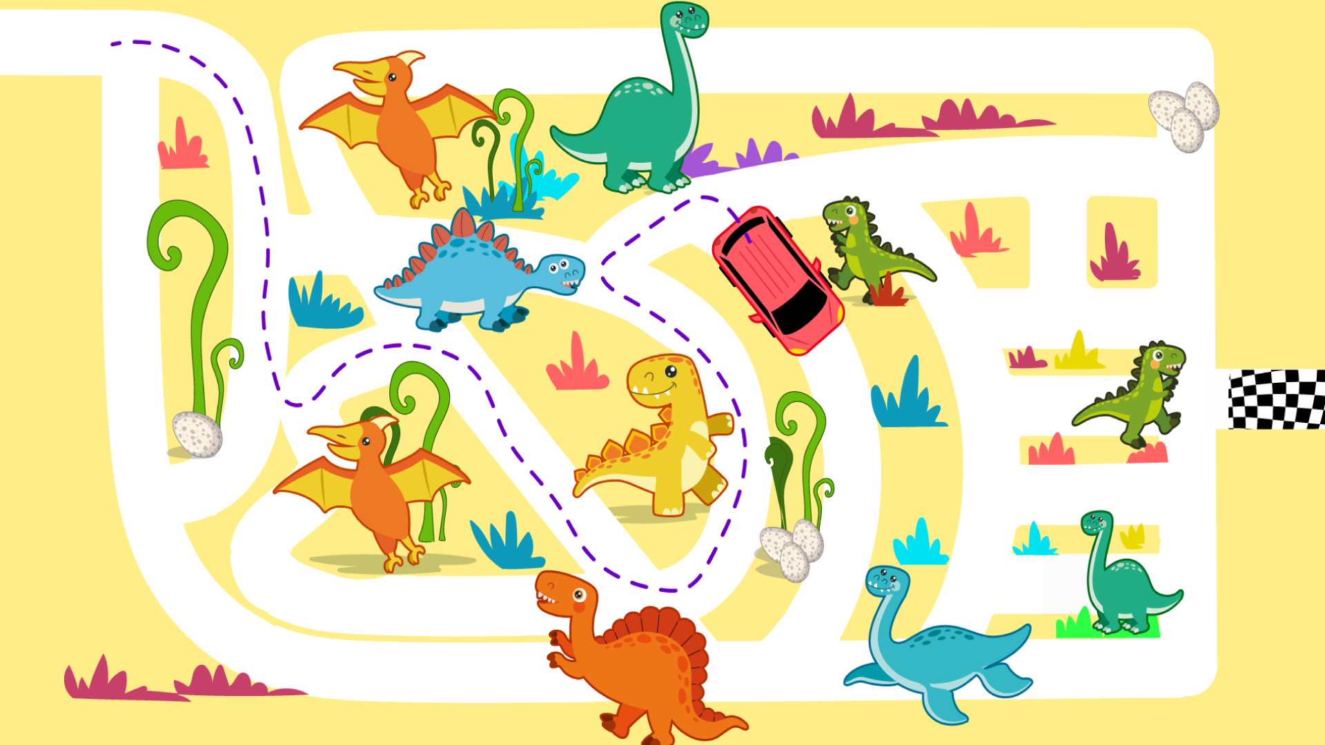 اسکرین شات 6 بازی Car Wash & Race Games for Kids