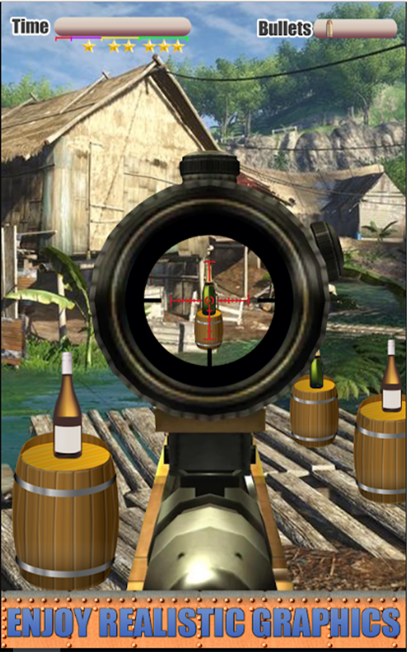 اسکرین شات 5 بازی Bottle Shooting Gun Games