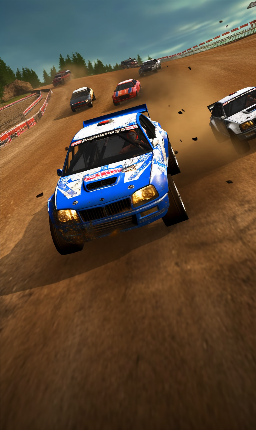 اسکرین شات 1 بازی Thumb car race dirt drift