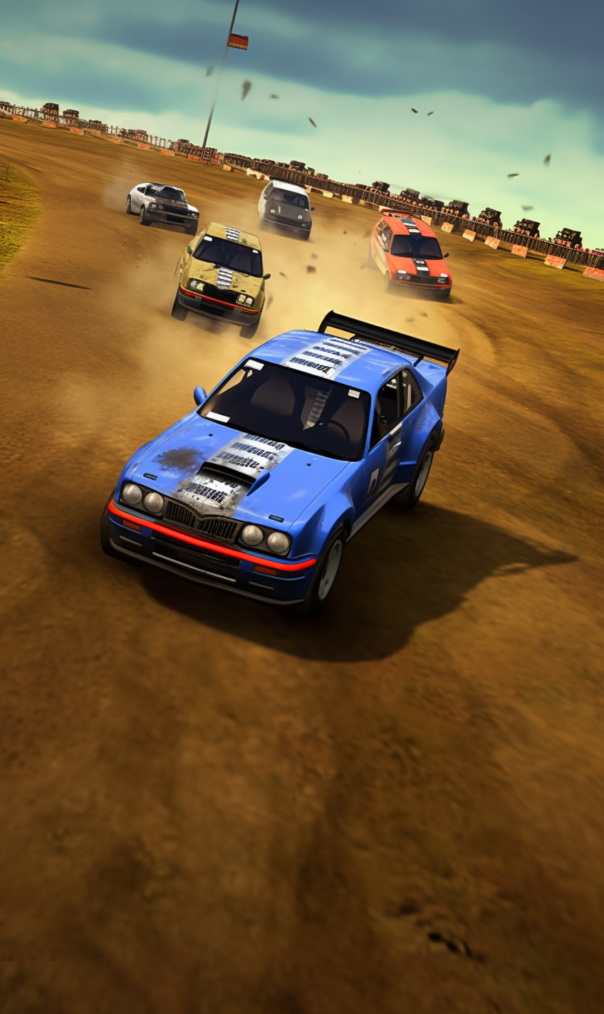 اسکرین شات 3 بازی Thumb car race dirt drift