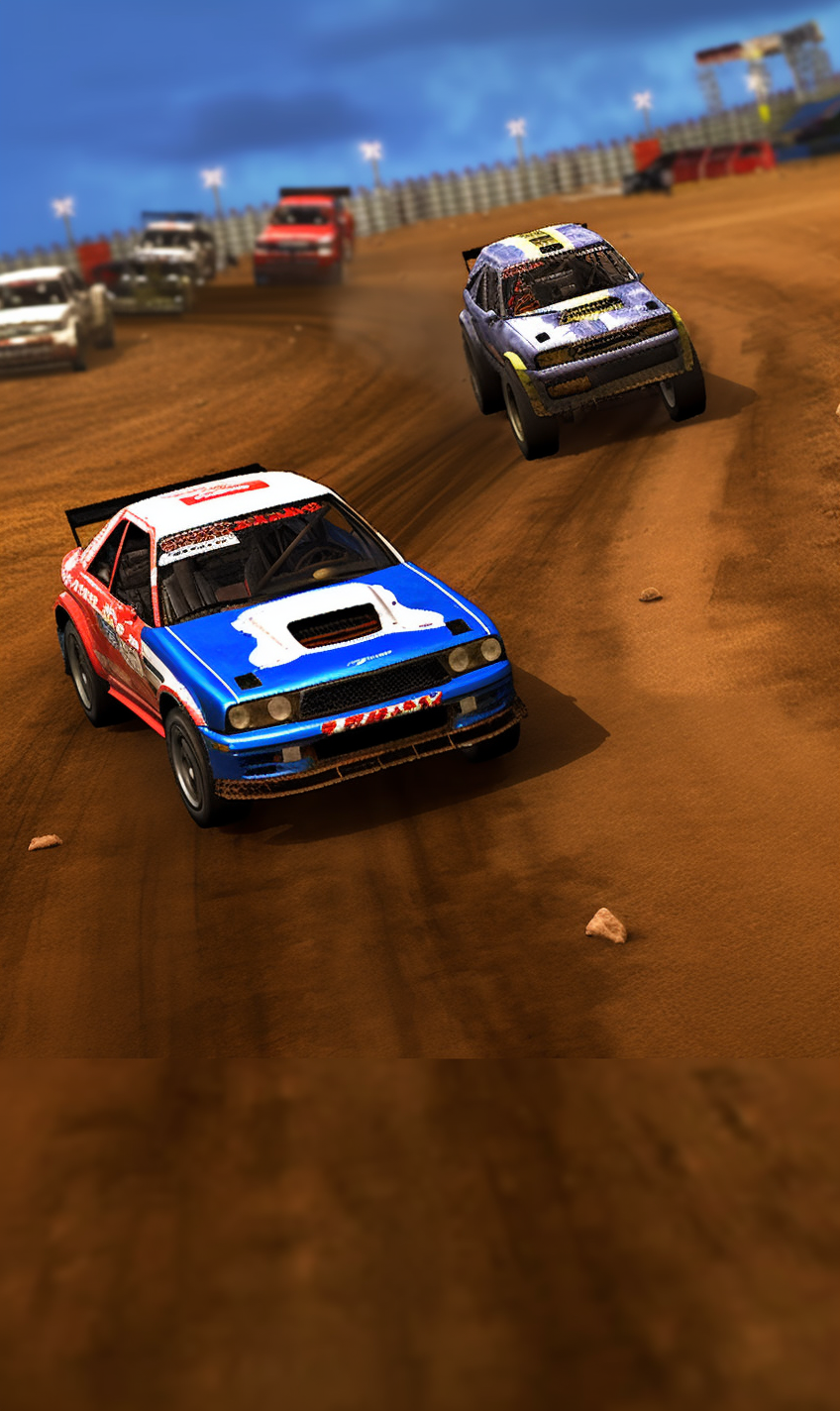 اسکرین شات 5 بازی Thumb car race dirt drift