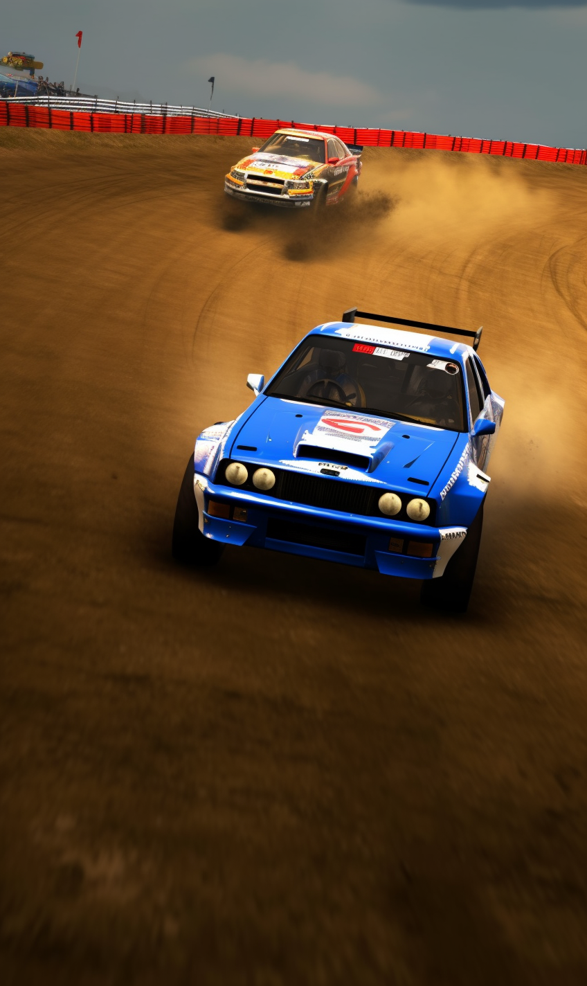 اسکرین شات 2 بازی Thumb car race dirt drift