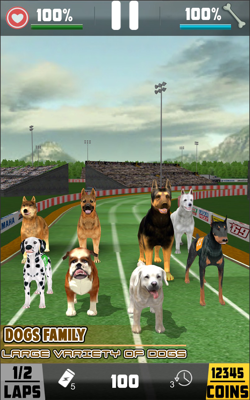 اسکرین شات 7 بازی Dog racing games - dog game 3d