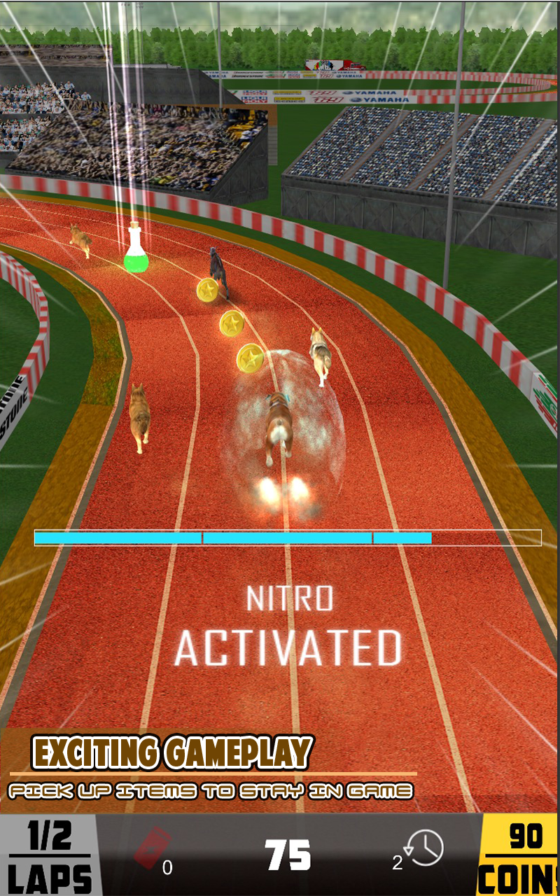 اسکرین شات 5 بازی Dog racing games - dog game 3d