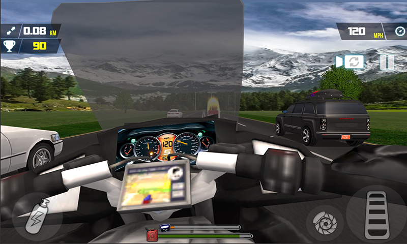 اسکرین شات 3 بازی VR Bike Racing Game - vr games