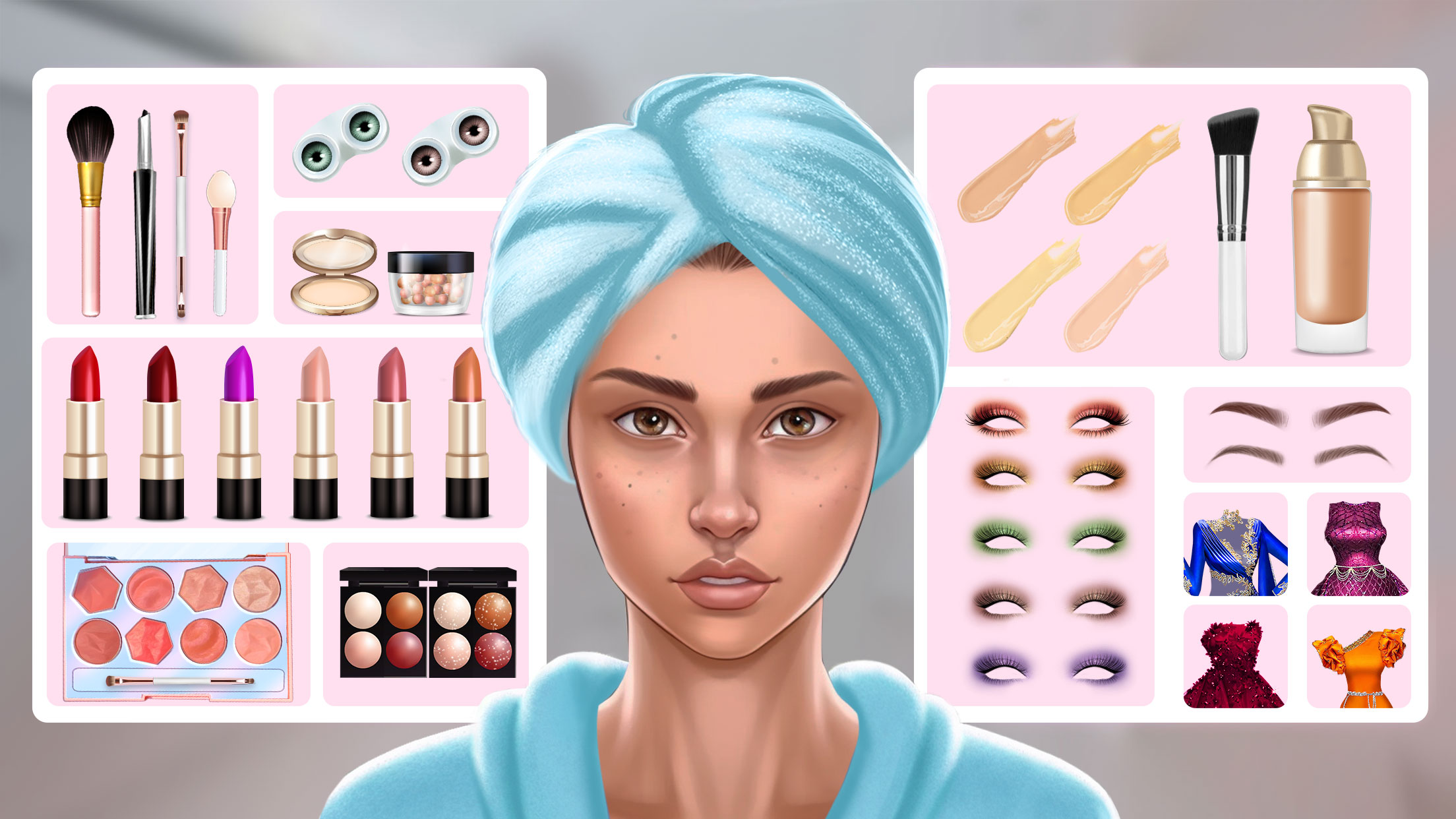 اسکرین شات 4 بازی DIY Makeup Beauty Makeup Games