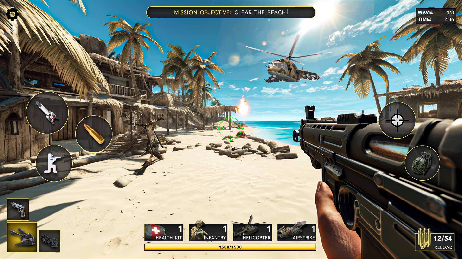 اسکرین شات 4 بازی War Defense | Machine Gun Game