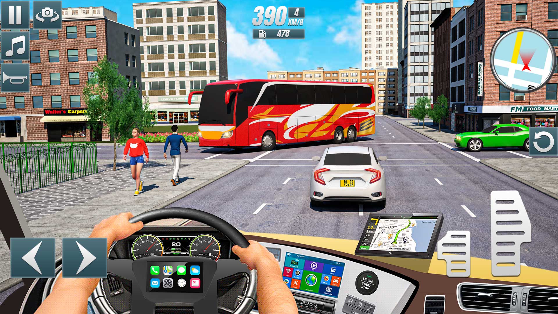 اسکرین شات 3 برنامه Bus Simulator Games: Bus Games