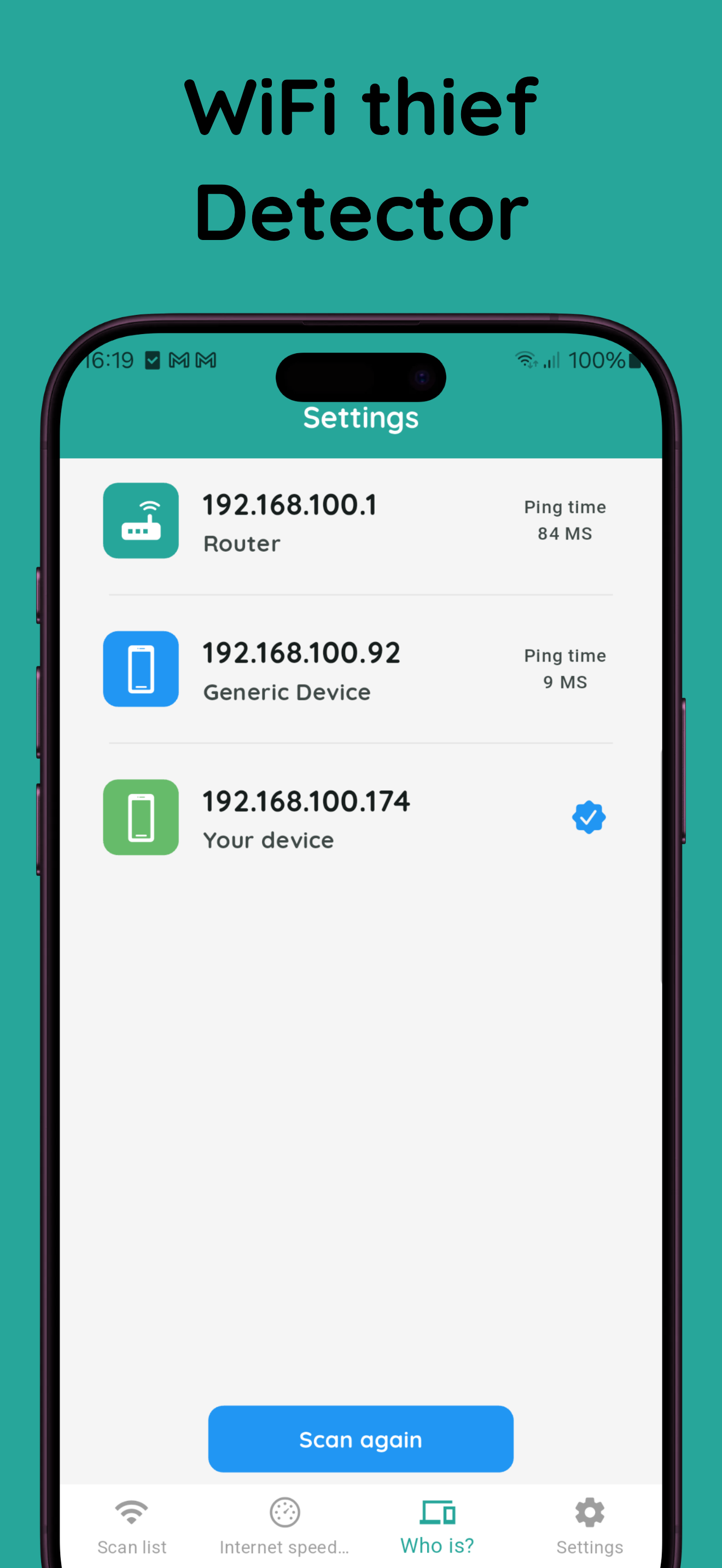 اسکرین شات 6 برنامه Wifi password connect