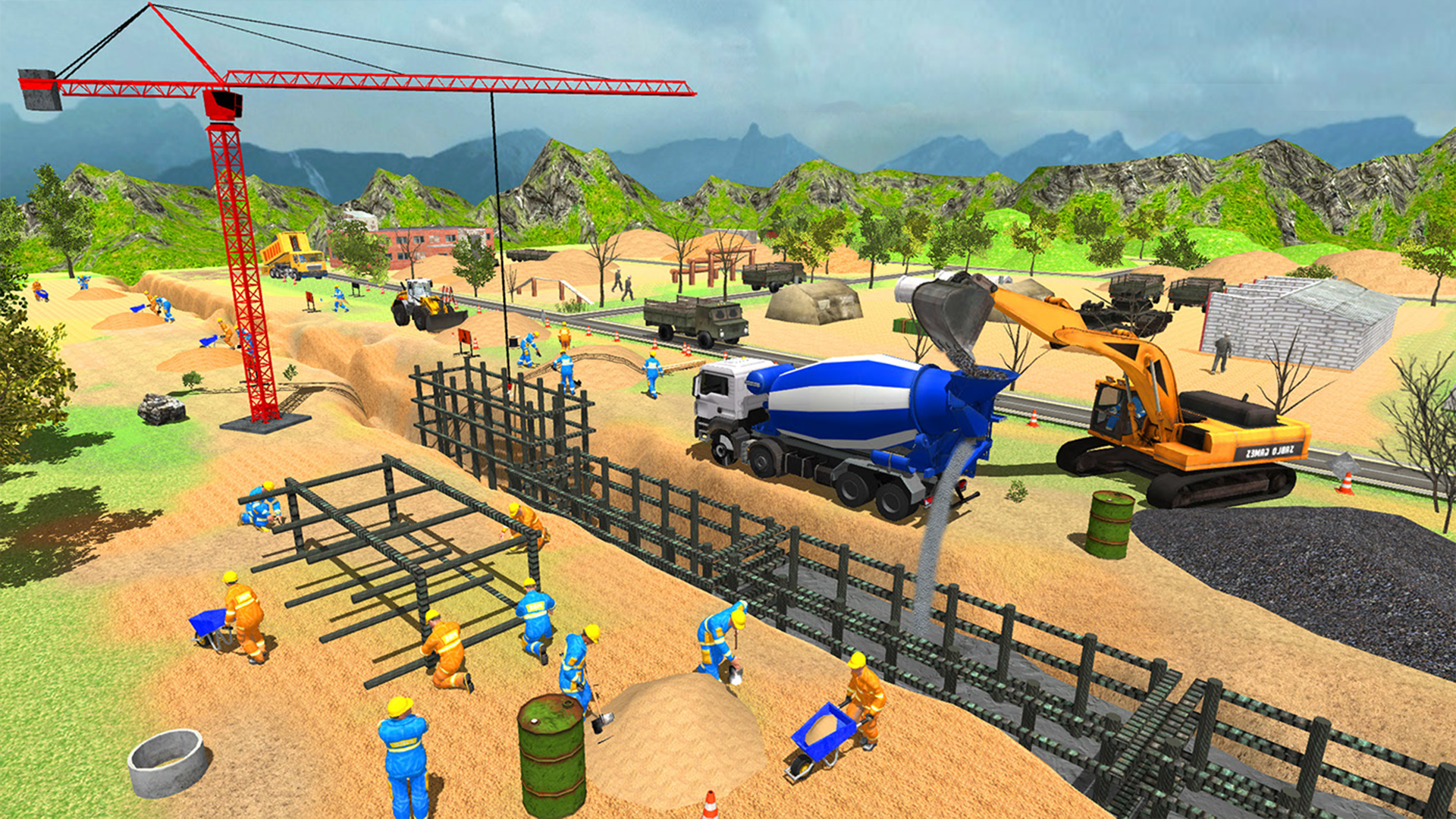 اسکرین شات 2 بازی City Border Wall Construction