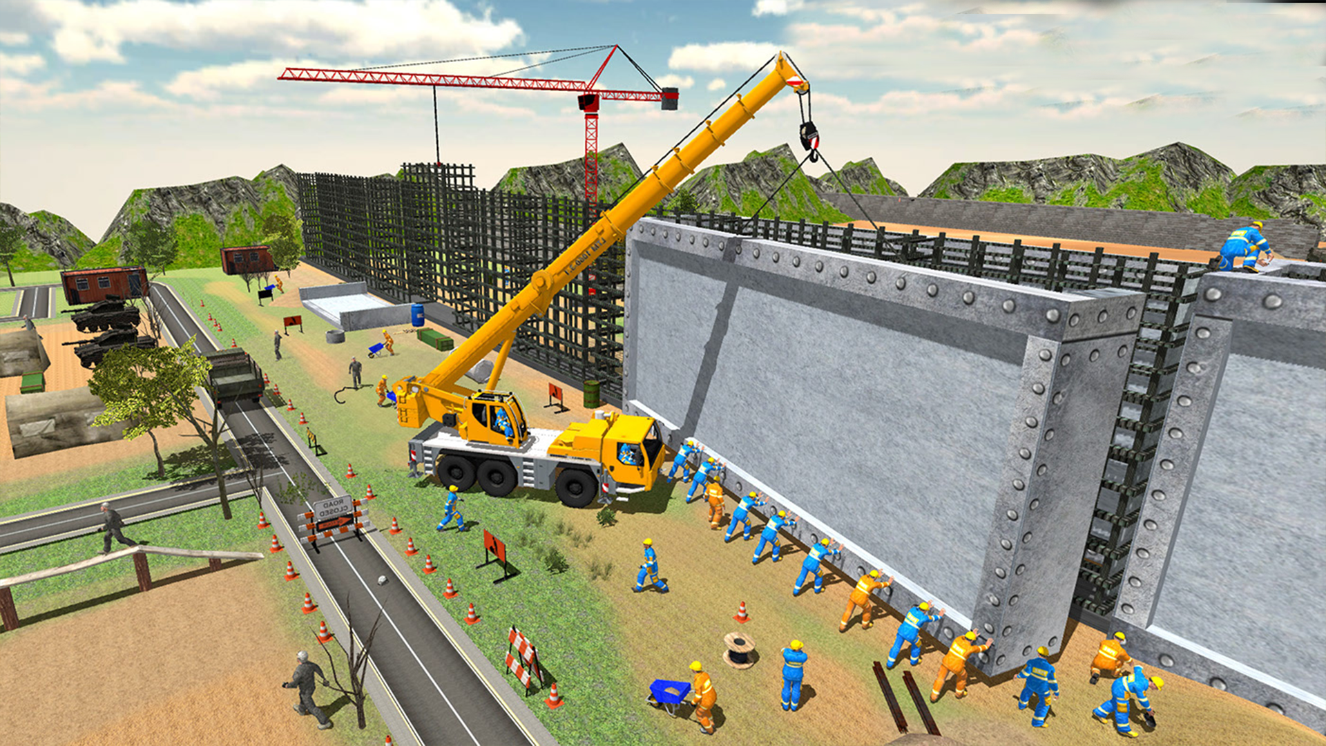 اسکرین شات 3 بازی City Border Wall Construction