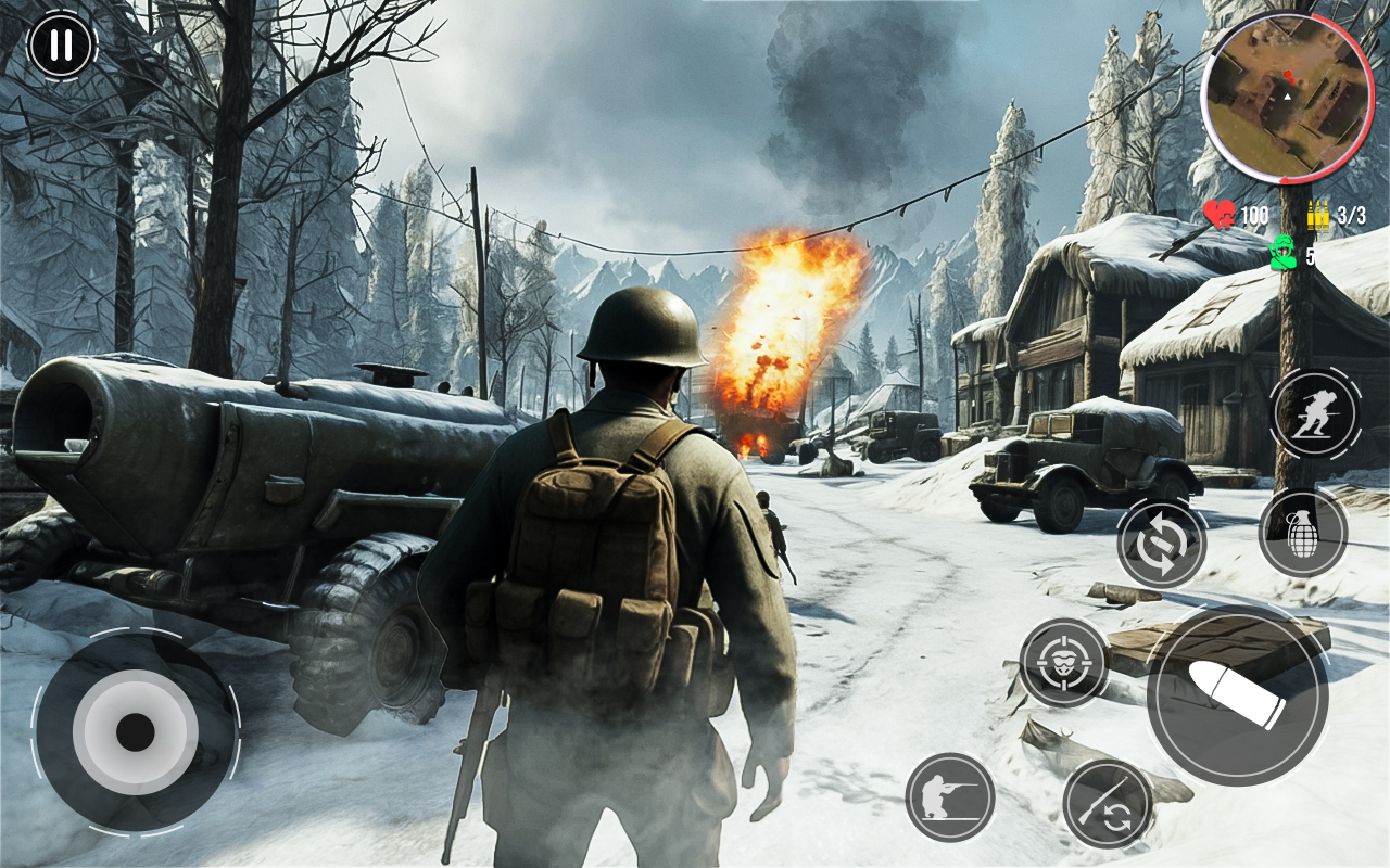 اسکرین شات 1 بازی Call of WW2: Honor Of Heroes