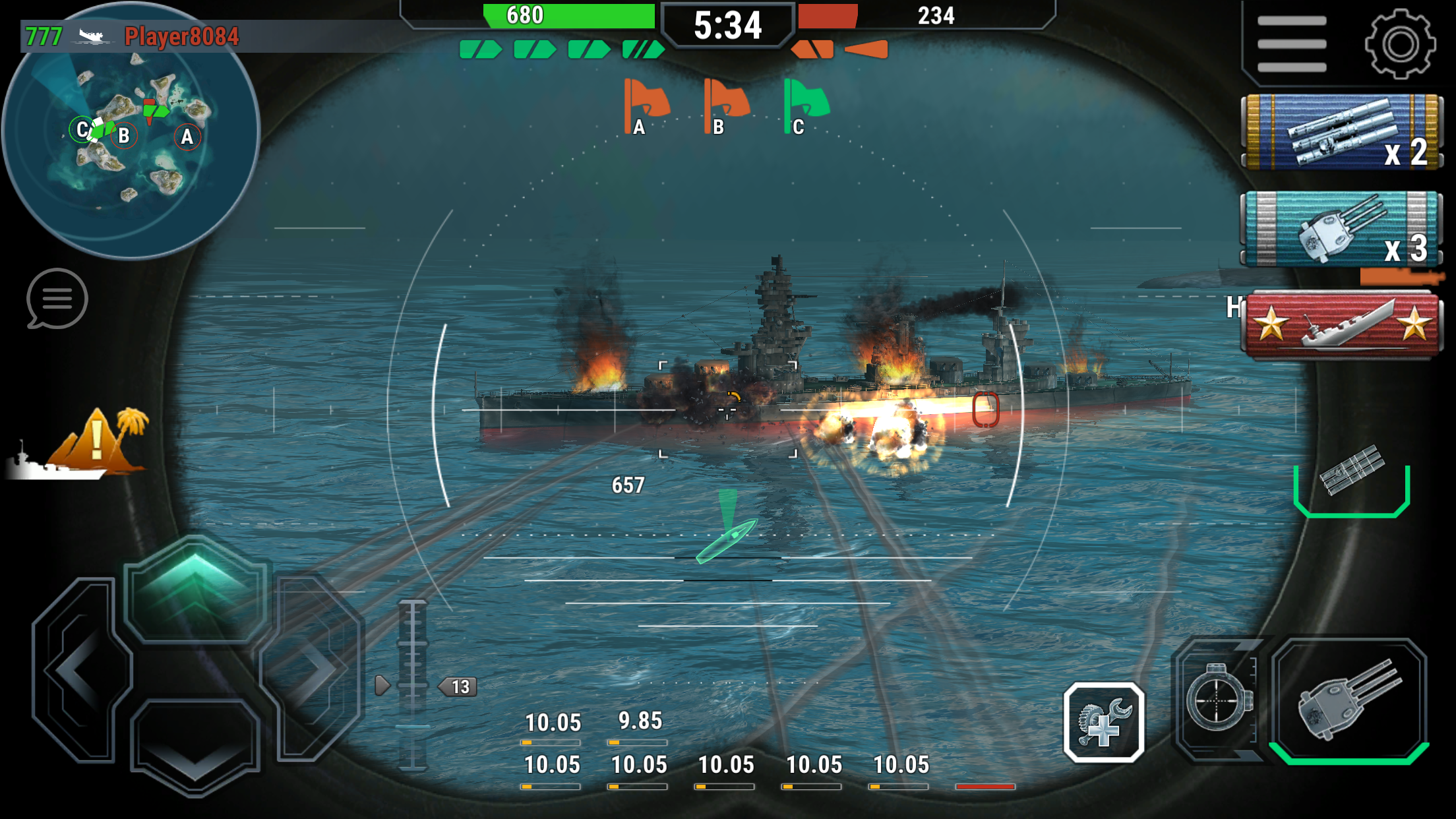 اسکرین شات 3 بازی Warships Universe Naval Battle
