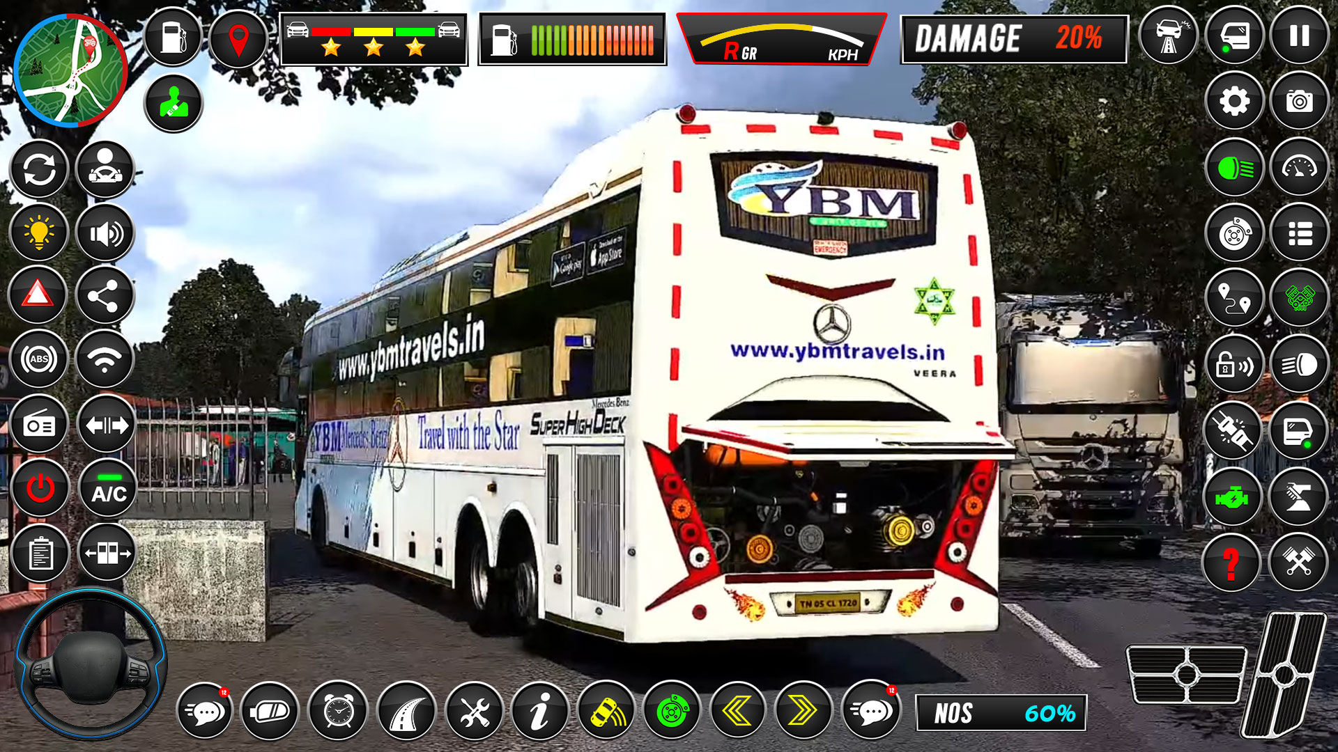 اسکرین شات 2 بازی Bus Driving Game: Bus Games 3D