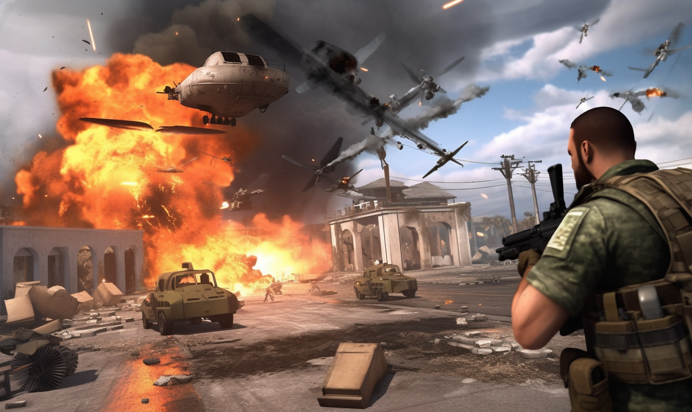 اسکرین شات 3 بازی Commando Gun War Shooting Game