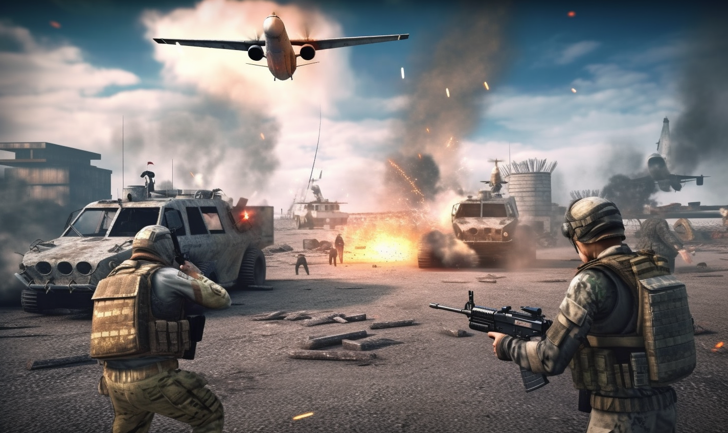 اسکرین شات 1 بازی Commando Gun War Shooting Game