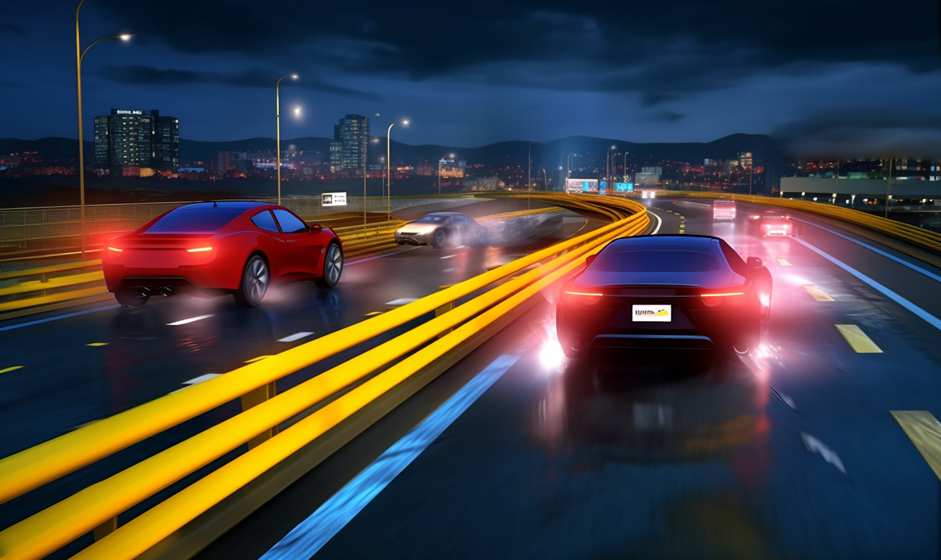 اسکرین شات 3 بازی Speed Racing 3D Simulation