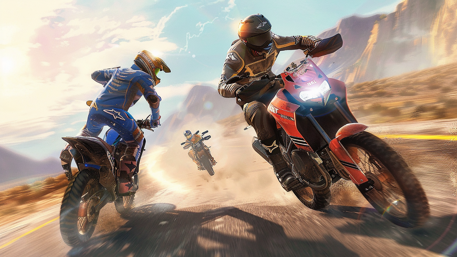 اسکرین شات 2 بازی Highway Bike Attack Race Game