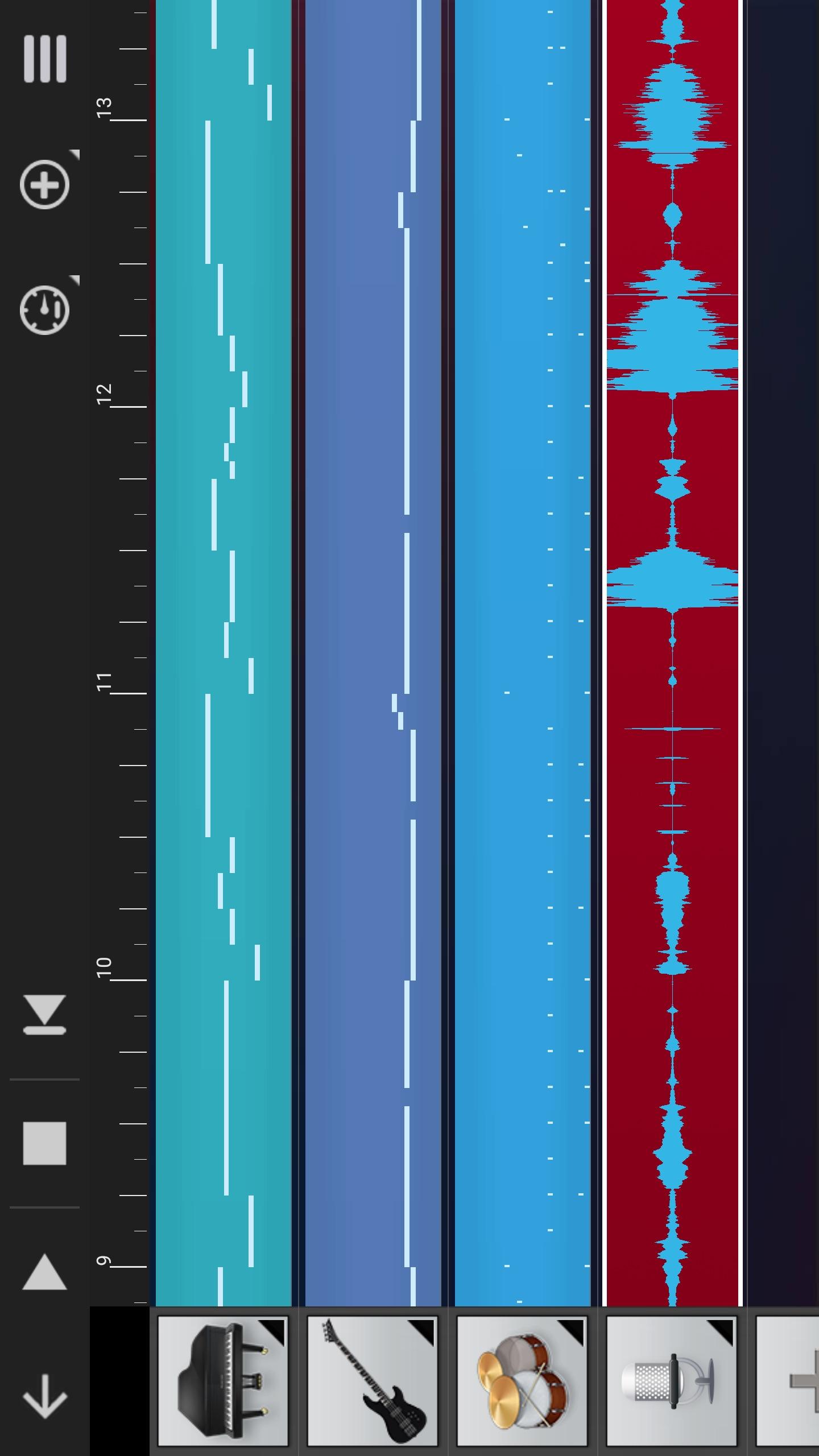 اسکرین شات 2 برنامه Walk Band - Multitracks Music