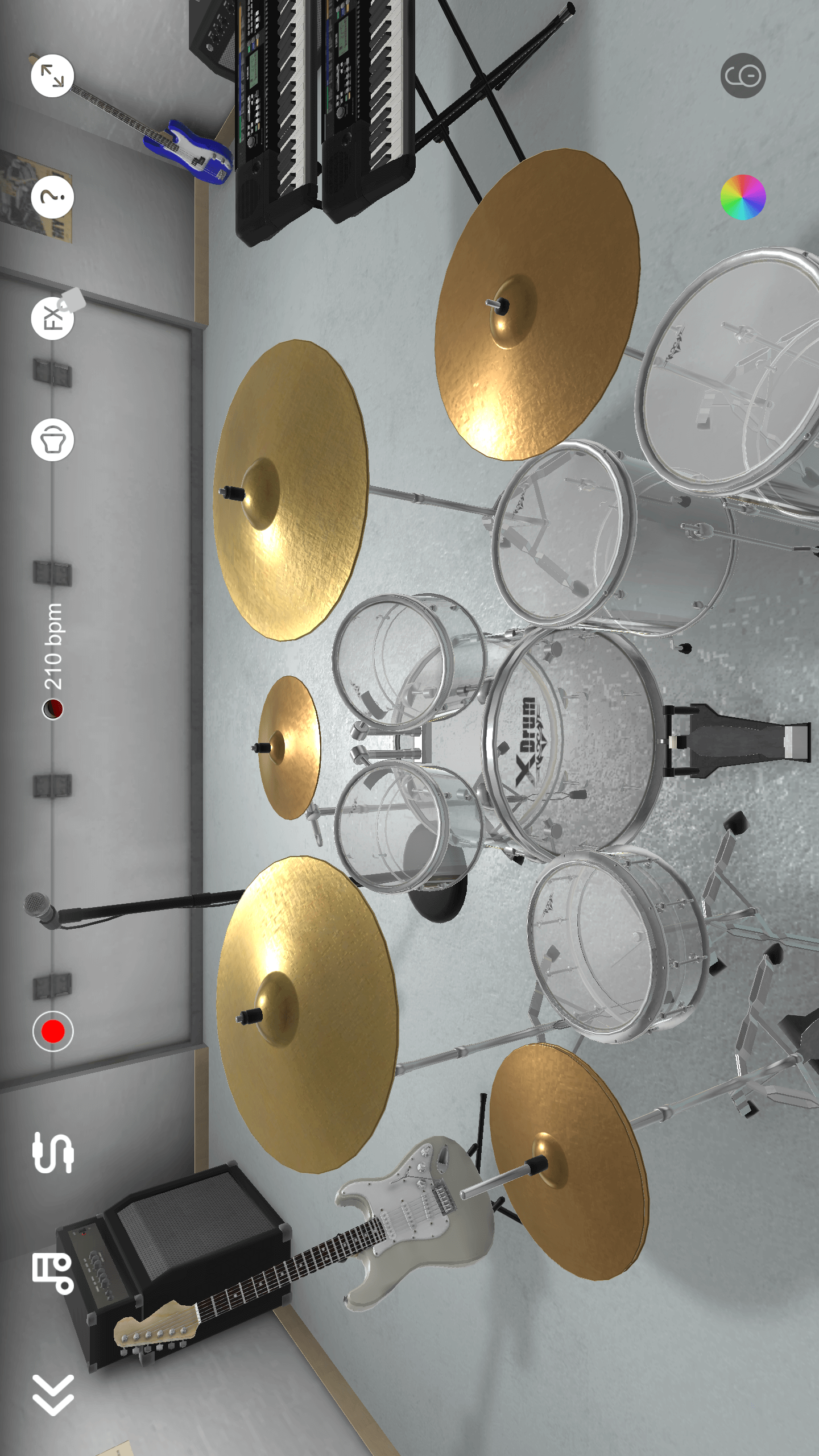 اسکرین شات 1 برنامه X Drum - 3D & AR