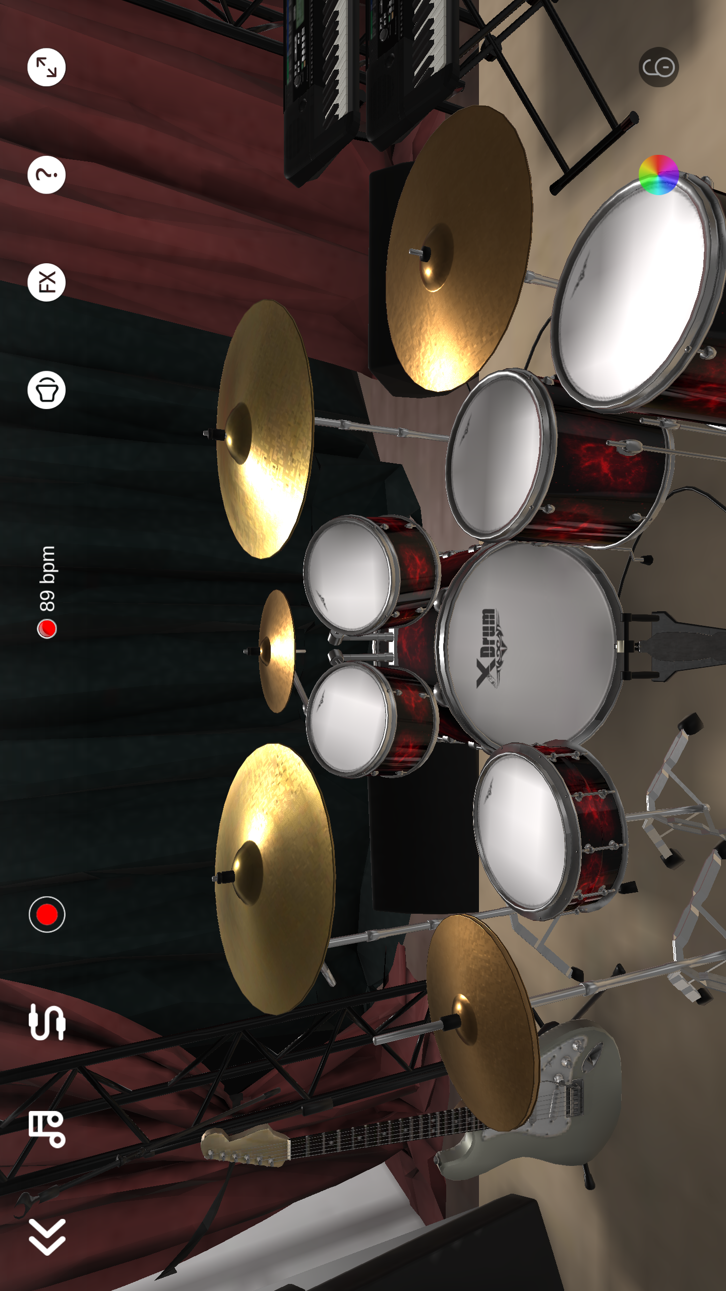 اسکرین شات 3 برنامه X Drum - 3D & AR