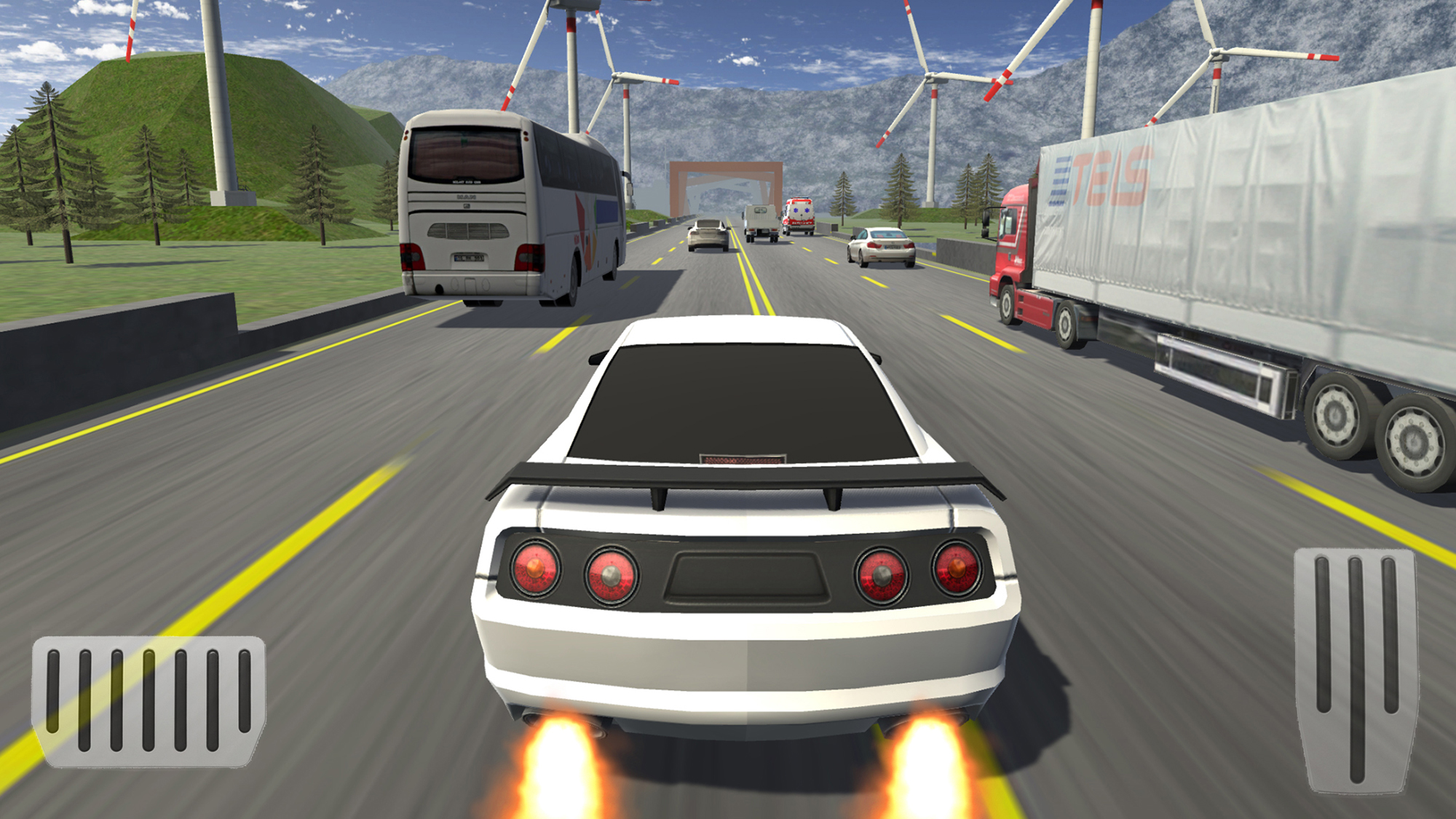 اسکرین شات 2 بازی Race Xtreme 3D: Car Racing