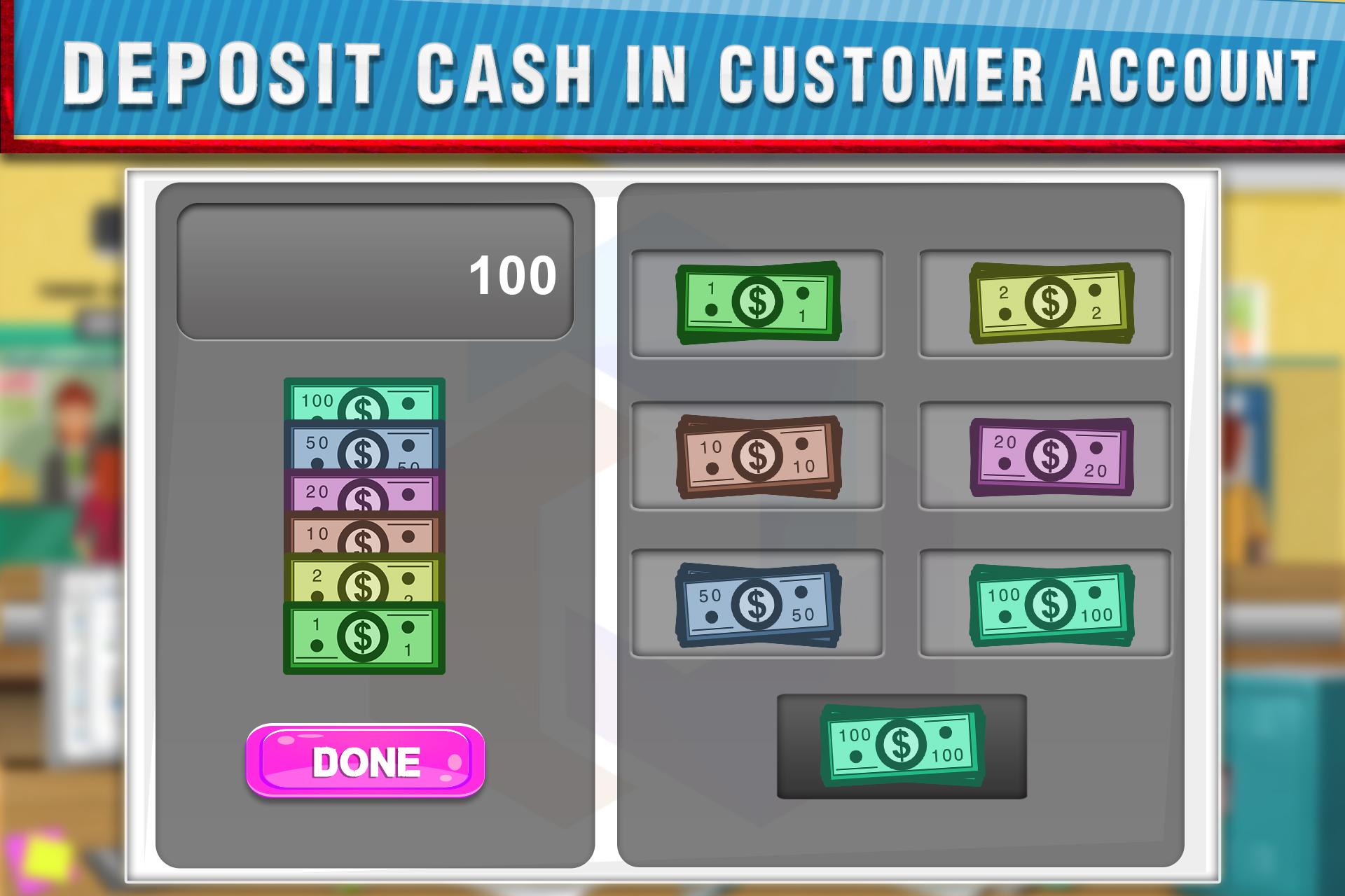 اسکرین شات 3 بازی Bank Manager Cashier Game Sim
