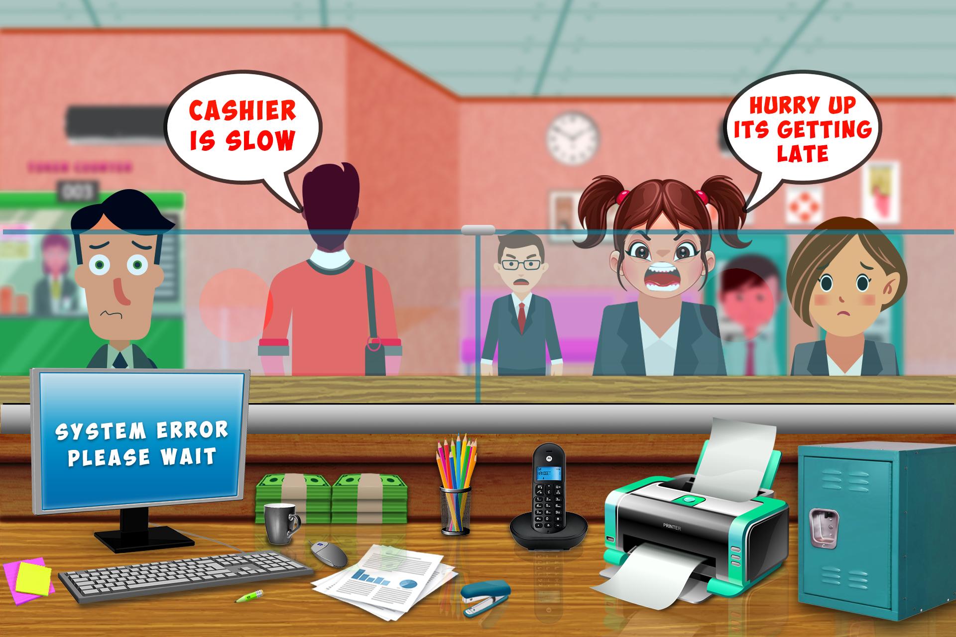 اسکرین شات 4 بازی Bank Manager Cashier Game Sim