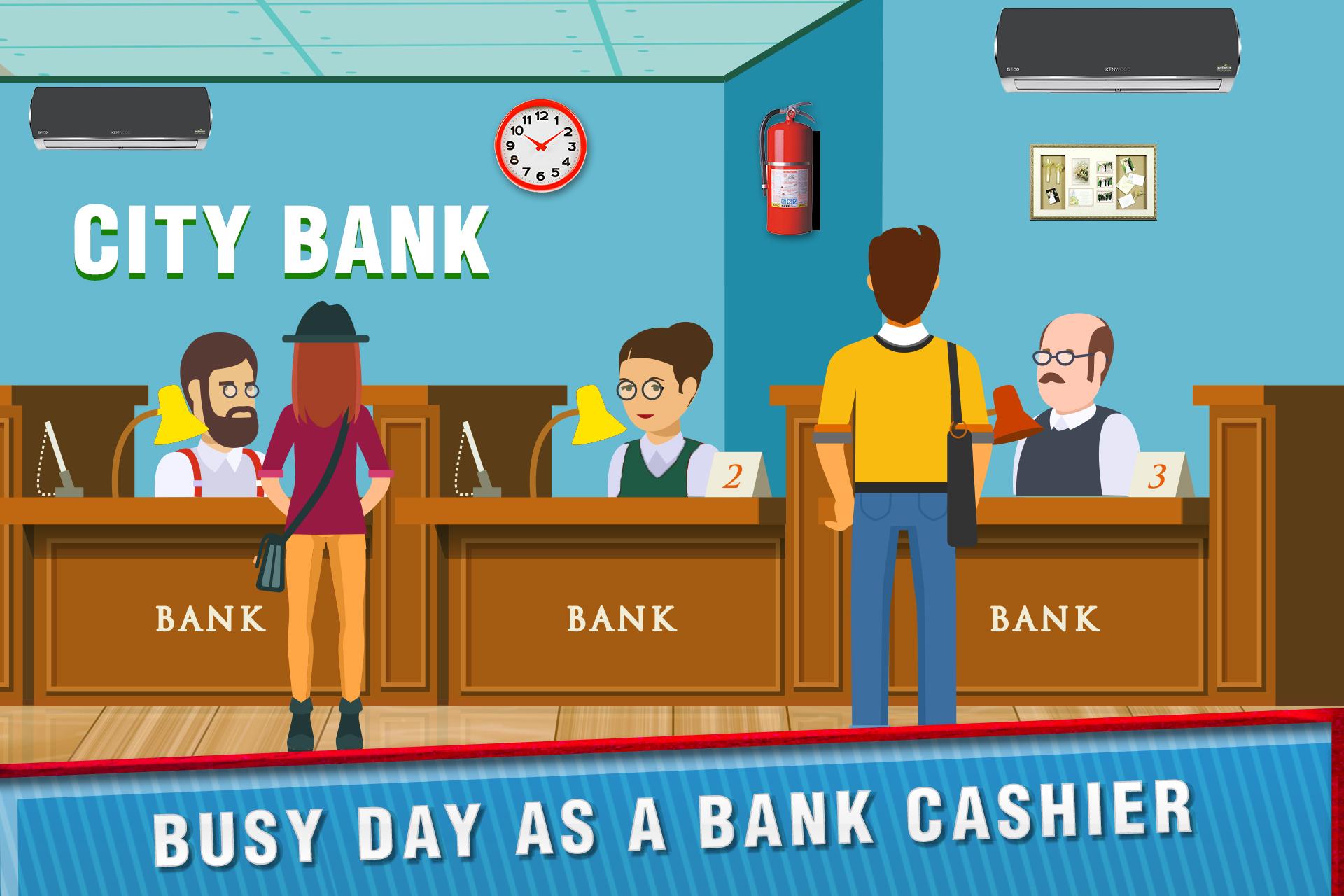 اسکرین شات 5 بازی Bank Manager Cashier Game Sim