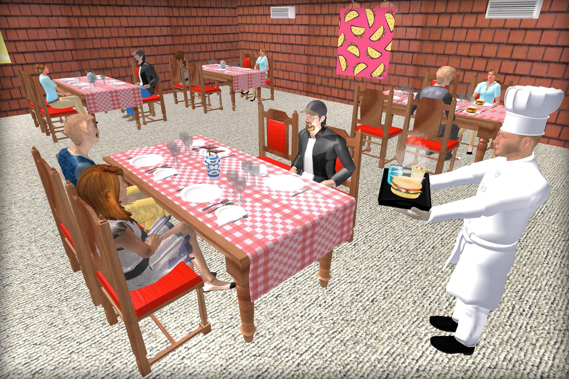 اسکرین شات 2 بازی Kitchen Chef Food Cooking Game