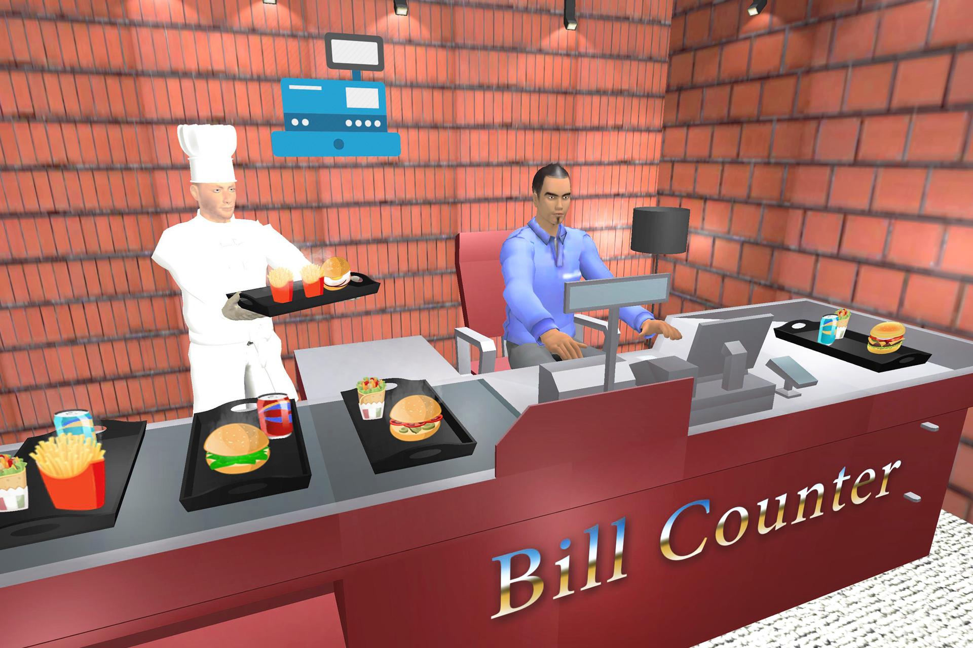 اسکرین شات 1 بازی Kitchen Chef Food Cooking Game