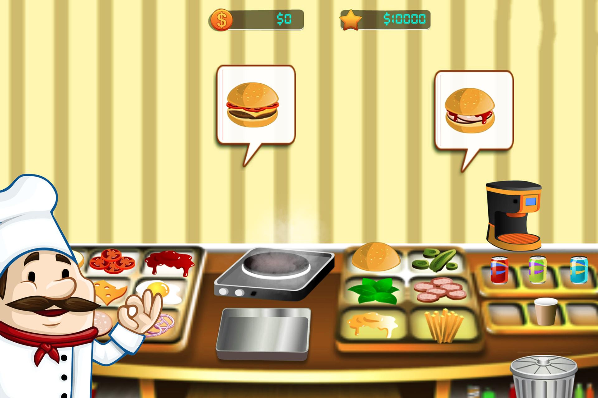 اسکرین شات 5 بازی Kitchen Chef Food Cooking Game