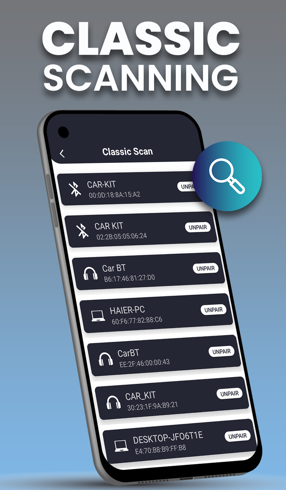 اسکرین شات 2 برنامه Bluetooth Auto Connect-BT pair