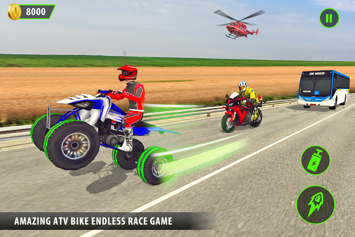 اسکرین شات 2 برنامه MotorBike Stunt Game Bike Race