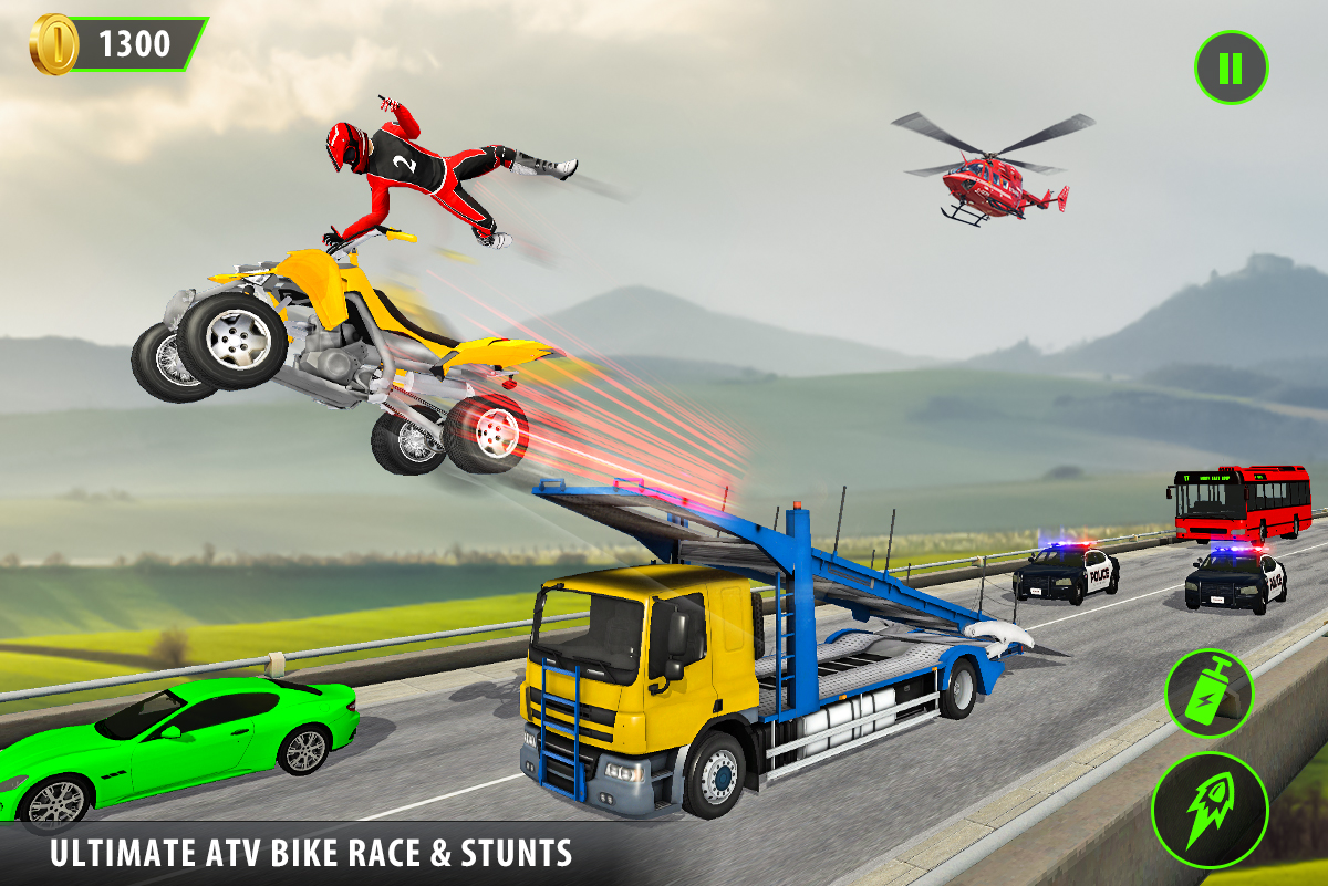 اسکرین شات 4 برنامه MotorBike Stunt Game Bike Race