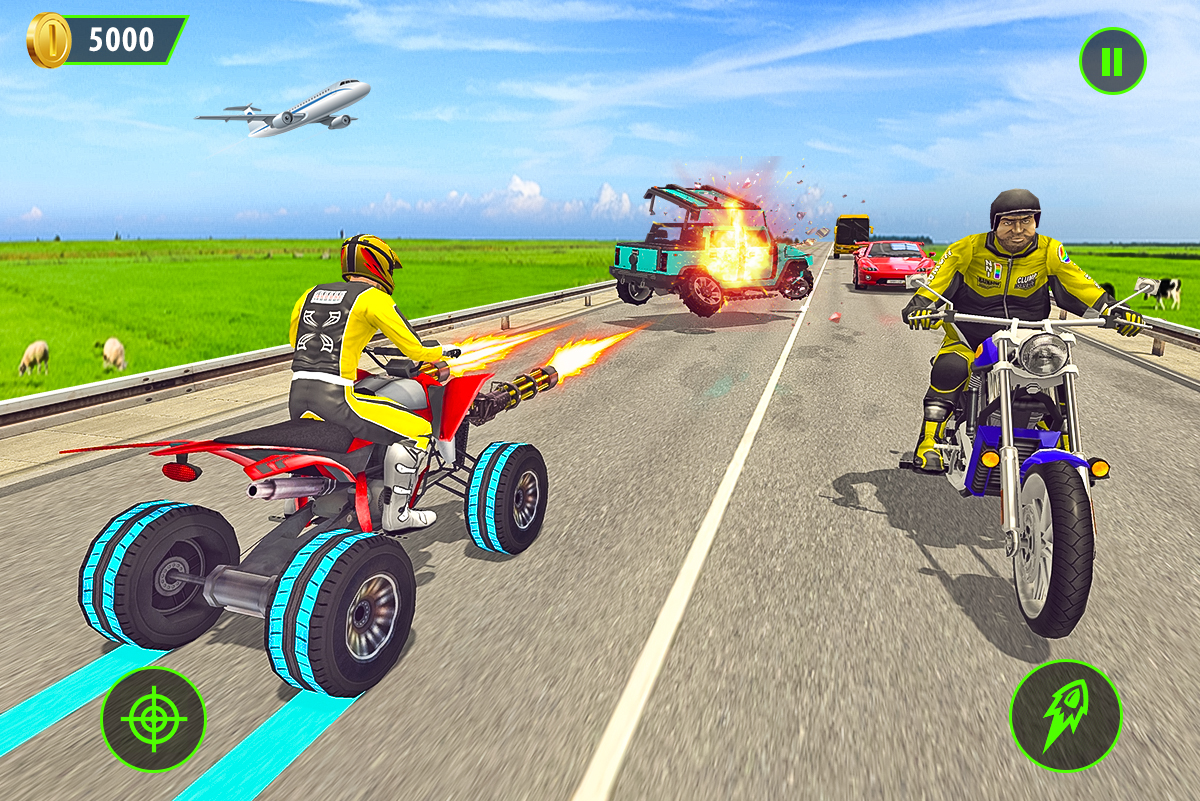 اسکرین شات 1 برنامه MotorBike Stunt Game Bike Race