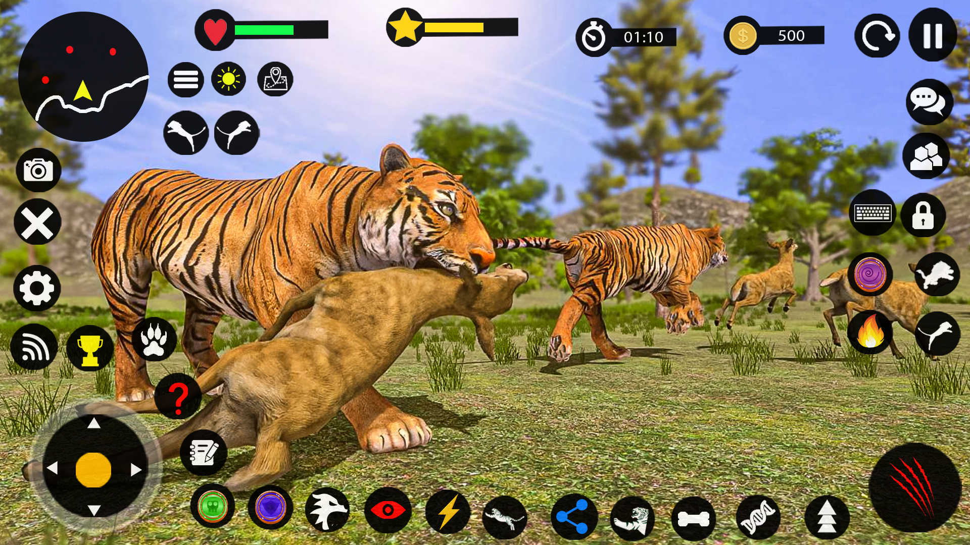 اسکرین شات 4 برنامه Tiger Games: Tiger Sim Offline