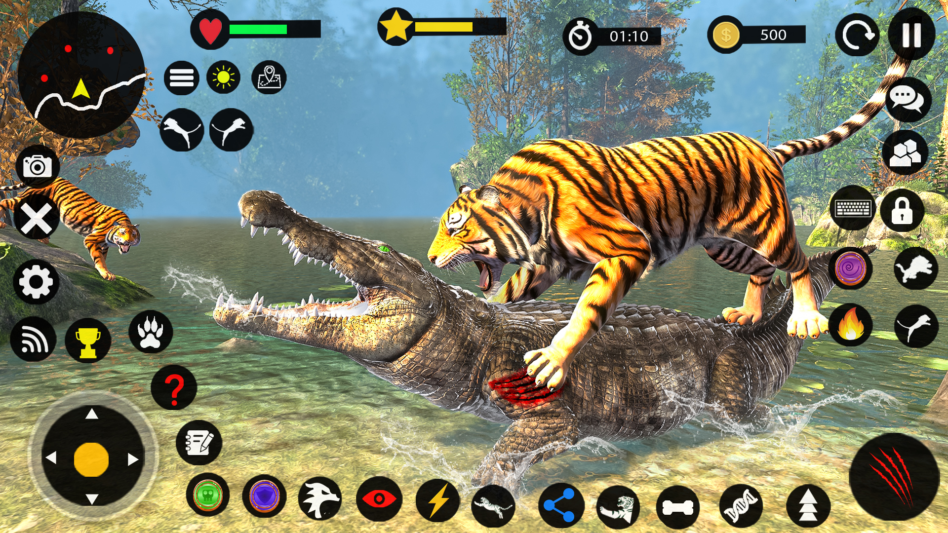 اسکرین شات 3 برنامه Tiger Games: Tiger Sim Offline