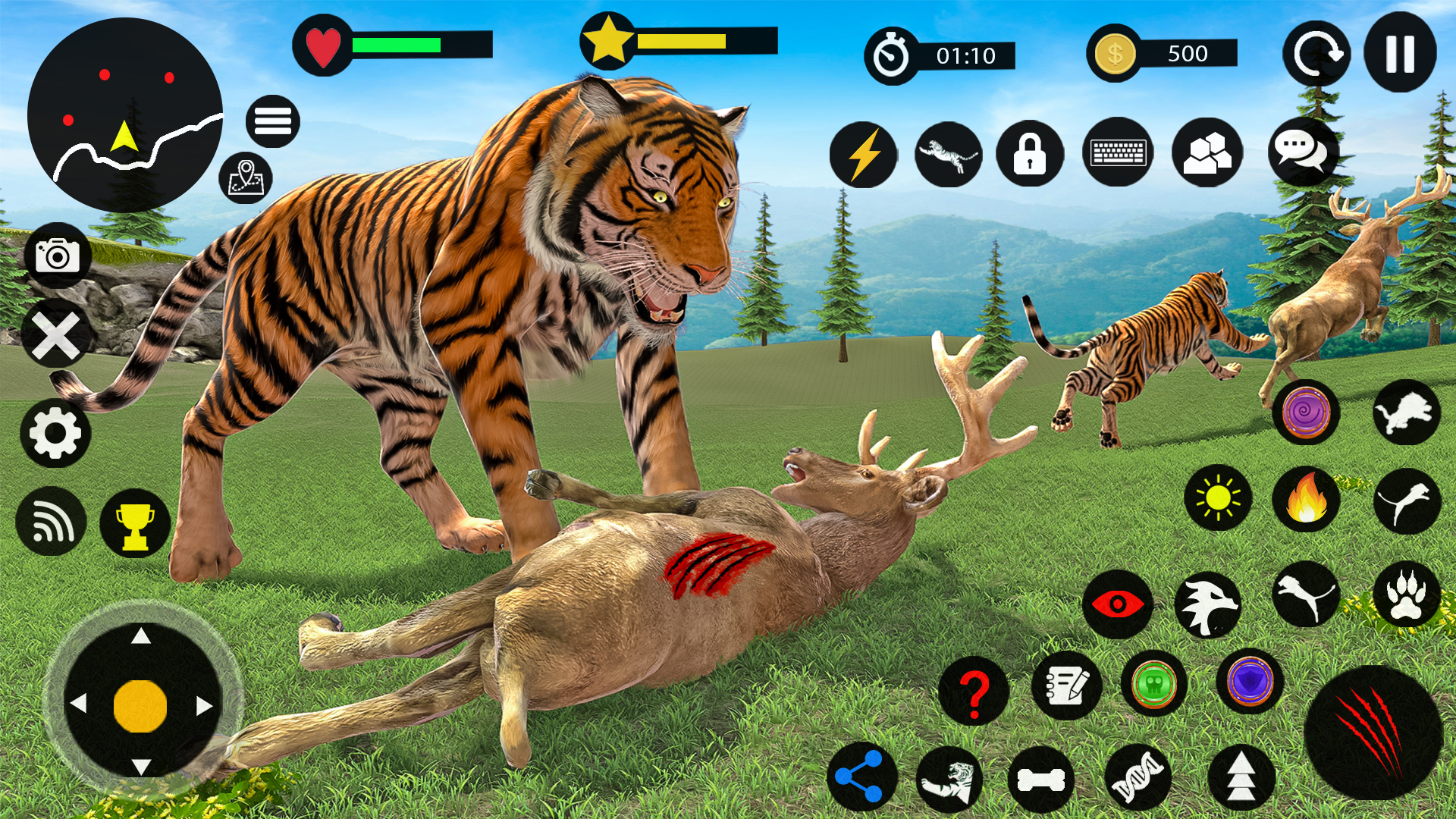 اسکرین شات 1 برنامه Tiger Games: Tiger Sim Offline