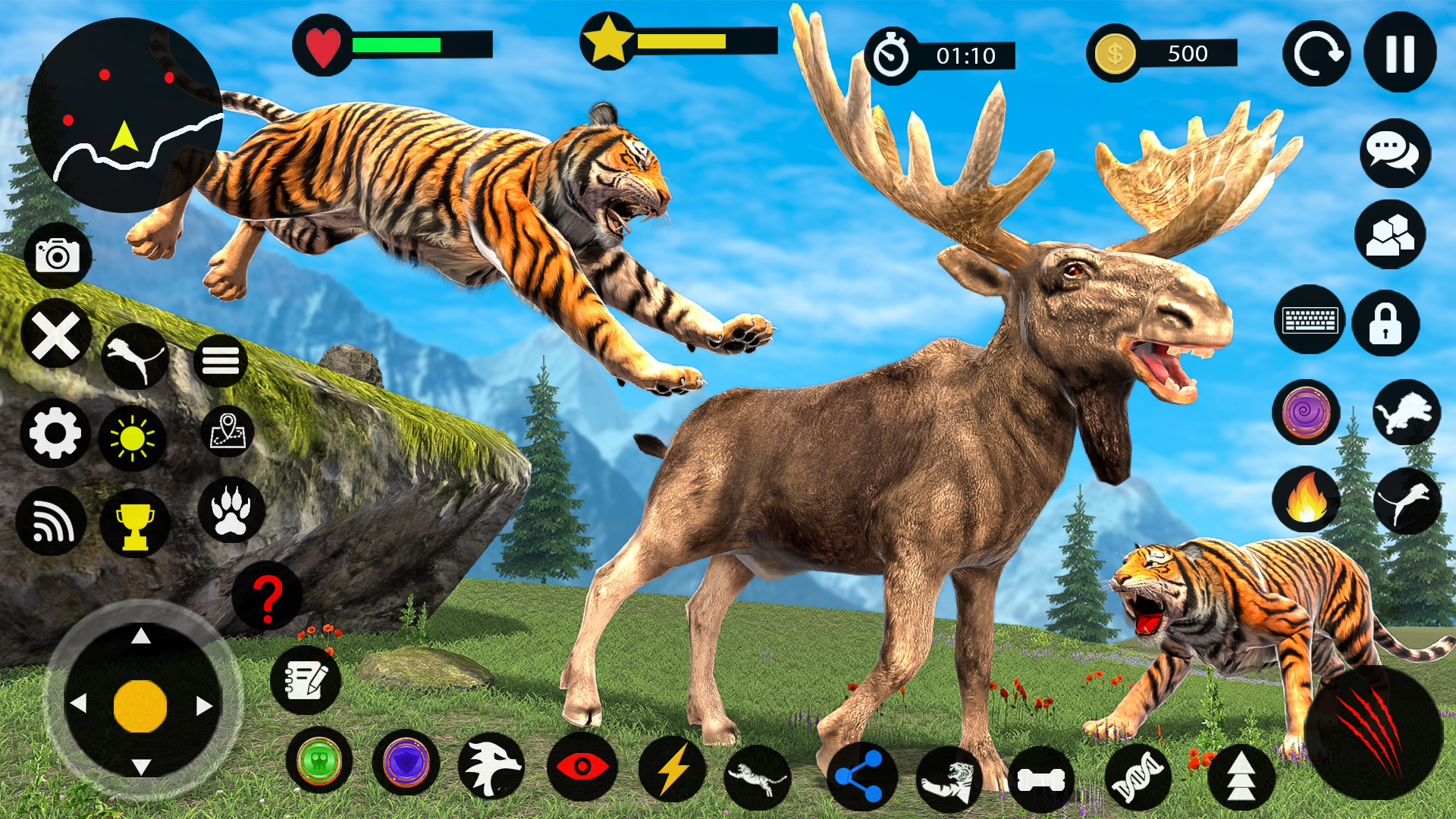 اسکرین شات 2 برنامه Tiger Games: Tiger Sim Offline