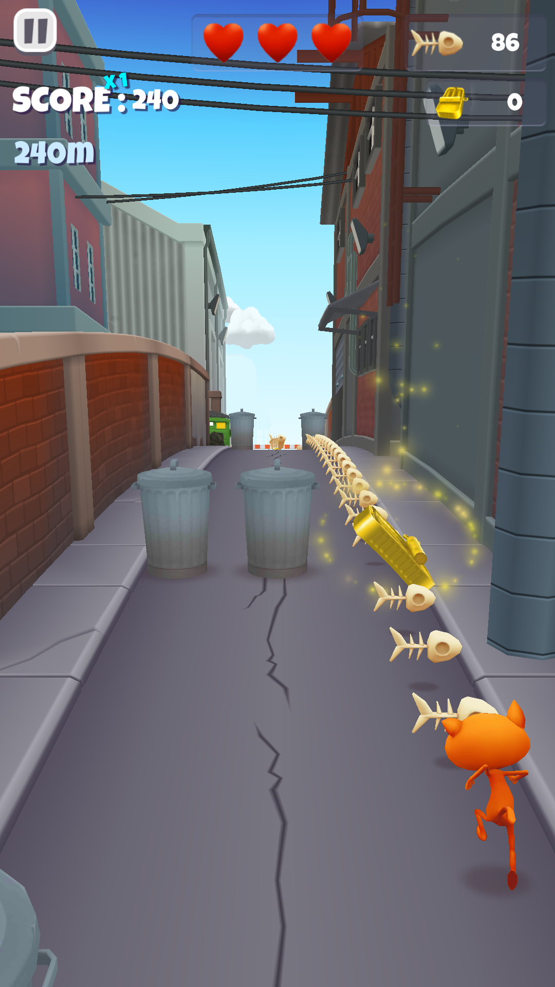 اسکرین شات 4 بازی Pet Cat Endless Run
