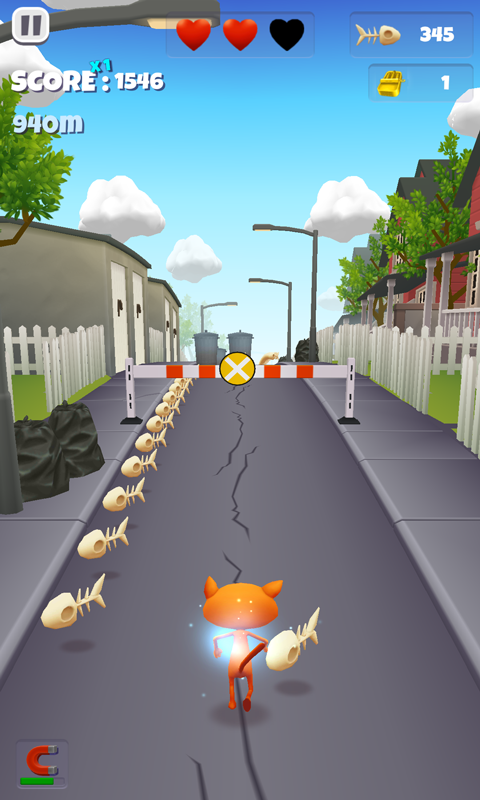 اسکرین شات 3 بازی Pet Cat Endless Run