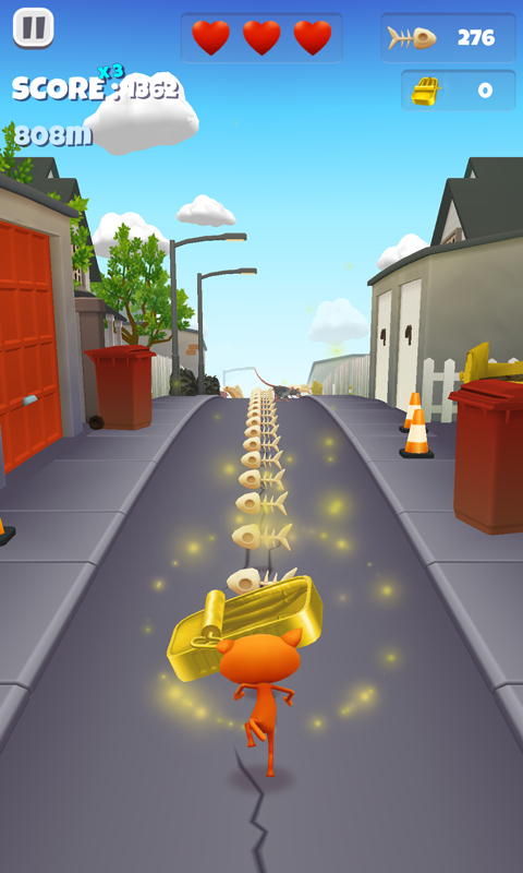 اسکرین شات 2 بازی Pet Cat Endless Run