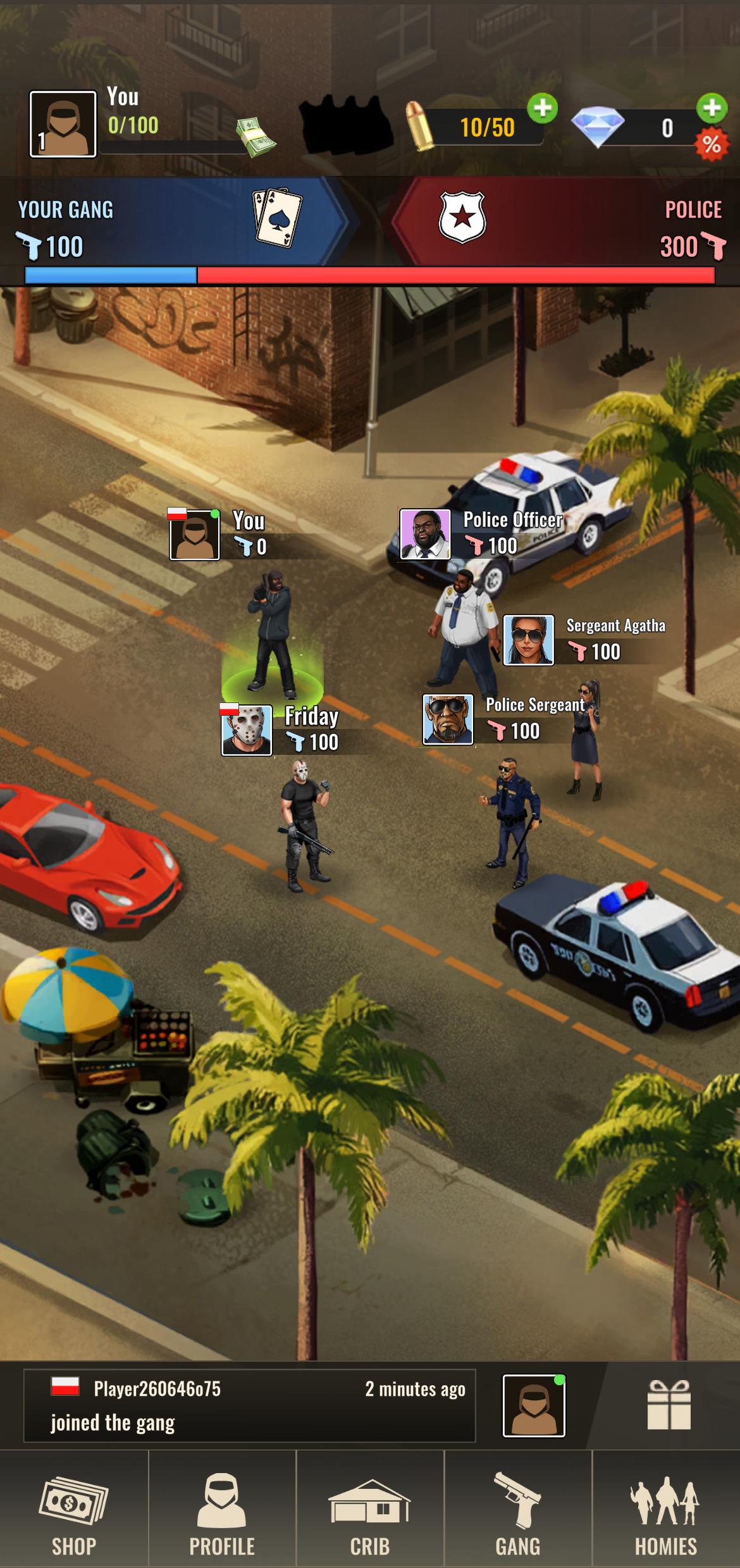 اسکرین شات 6 بازی The Gang: Street Mafia Wars