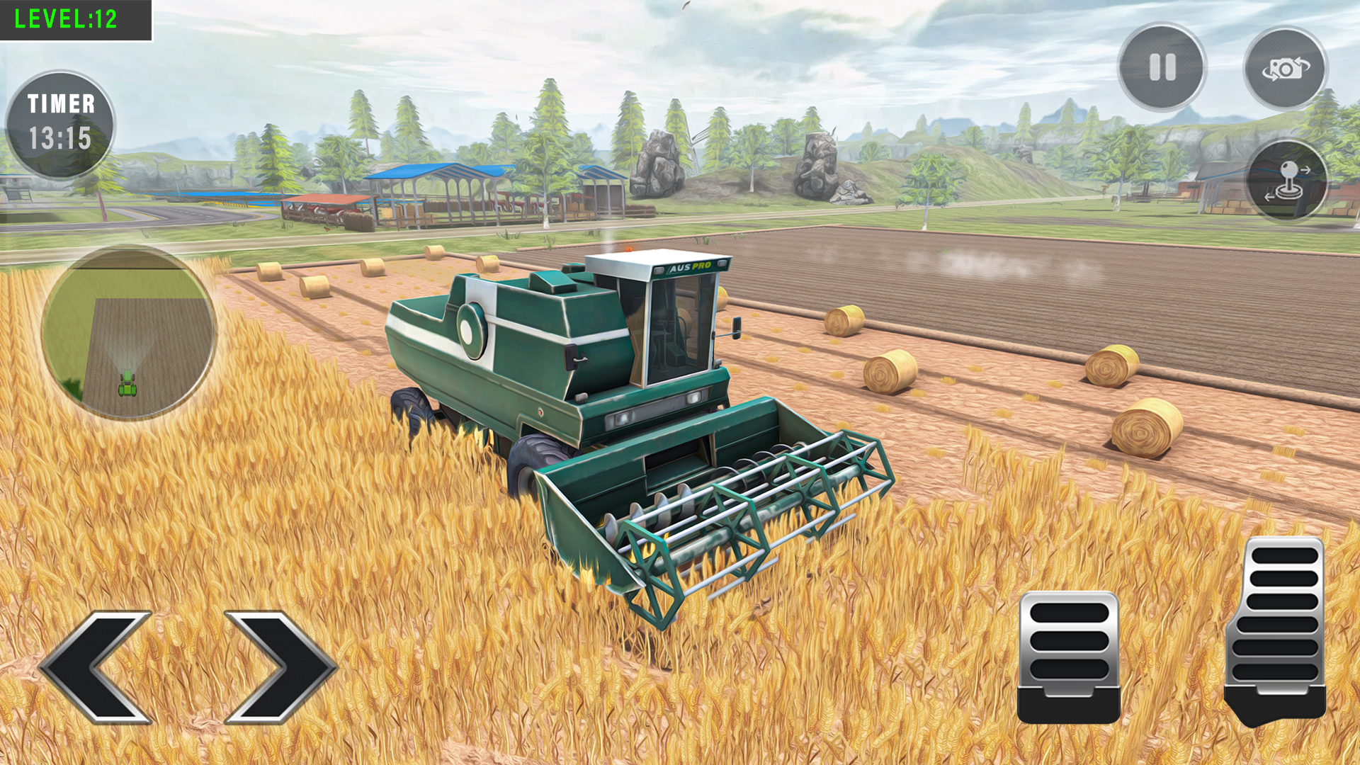 اسکرین شات 4 برنامه Farming Games - Tractor Game