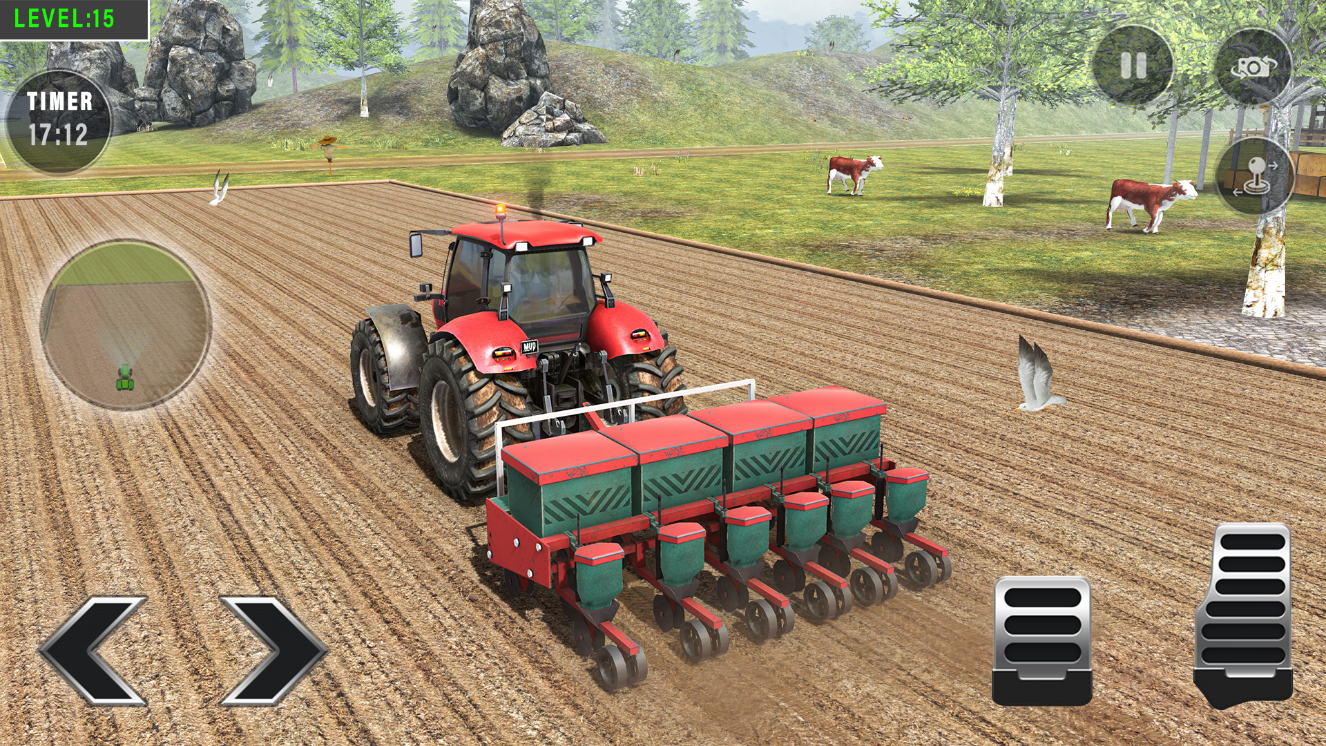 اسکرین شات 3 برنامه Farming Games - Tractor Game