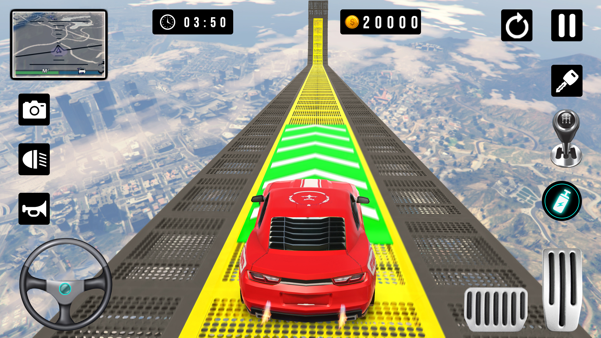 اسکرین شات 5 برنامه Ramp Car Stunts - Car Games